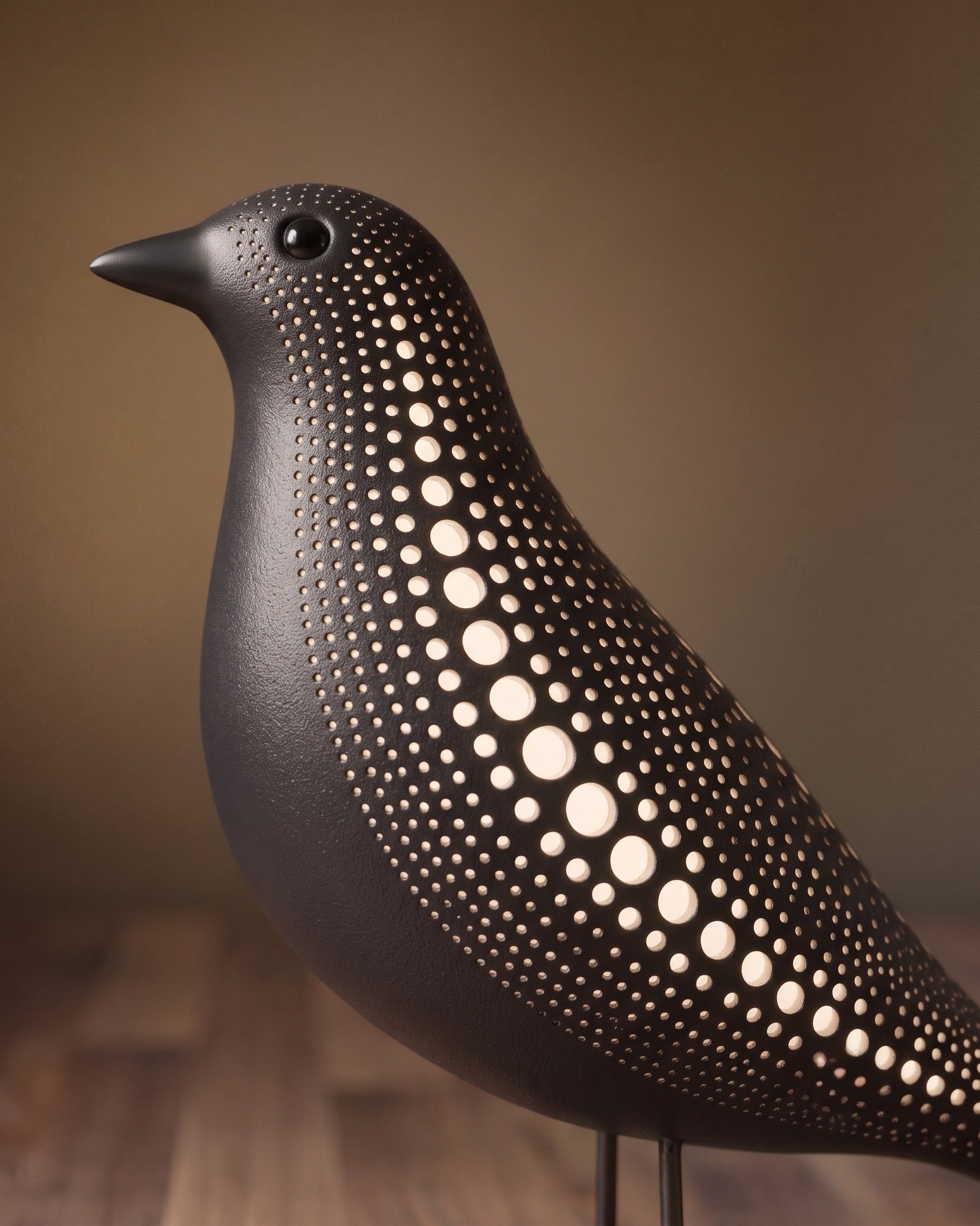 The Perforated Passerine - Black