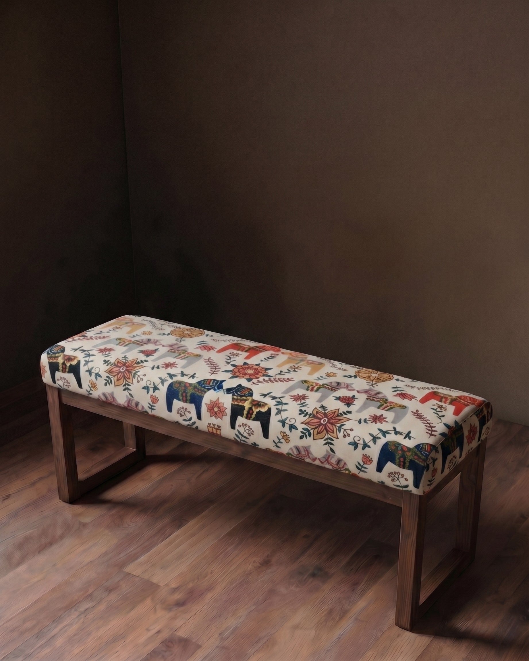 The Stockholm Bench | Dala Horse Edition