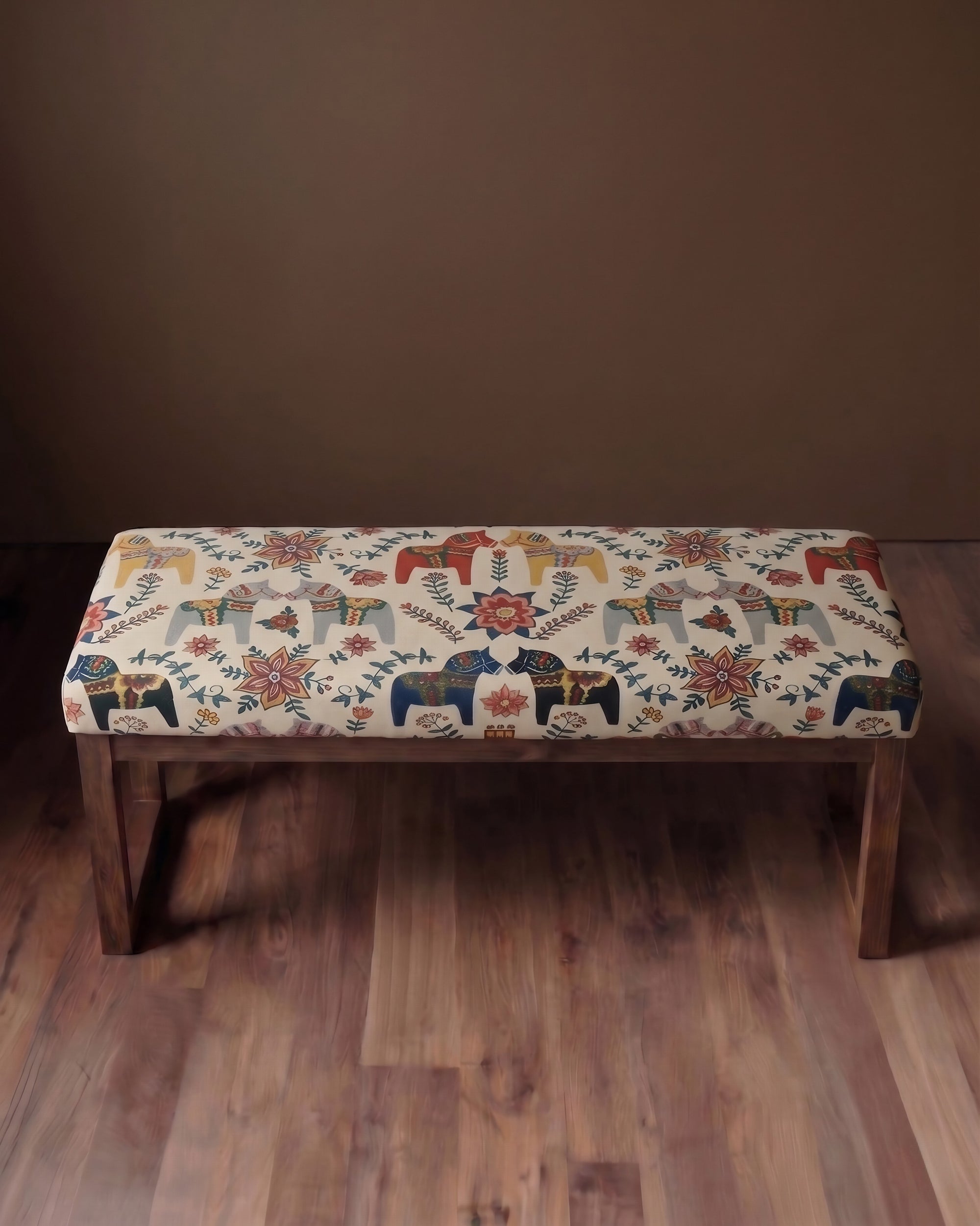 The Stockholm Bench | Dala Horse Edition