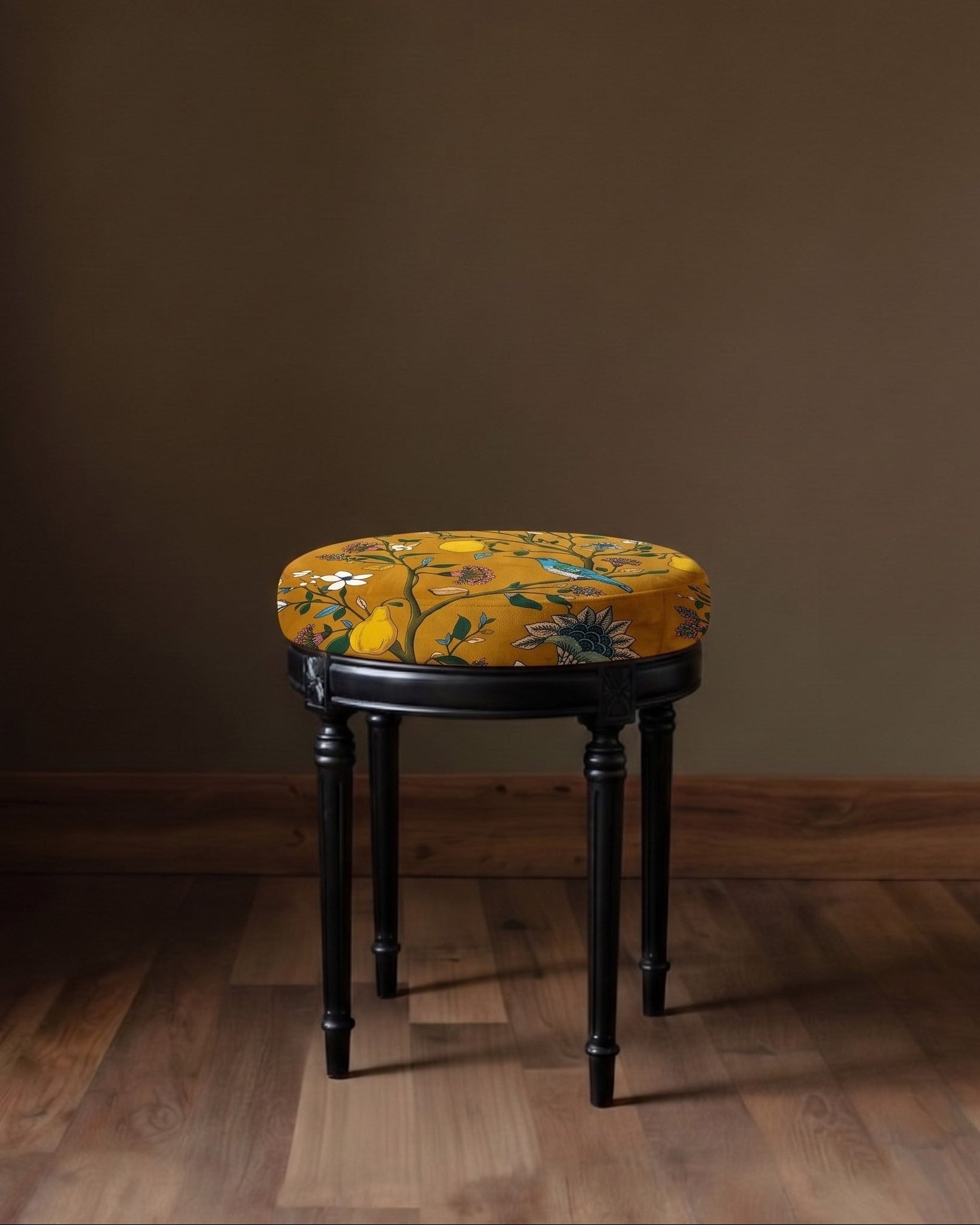 The Queen’s Greenhouse Velvet Stool