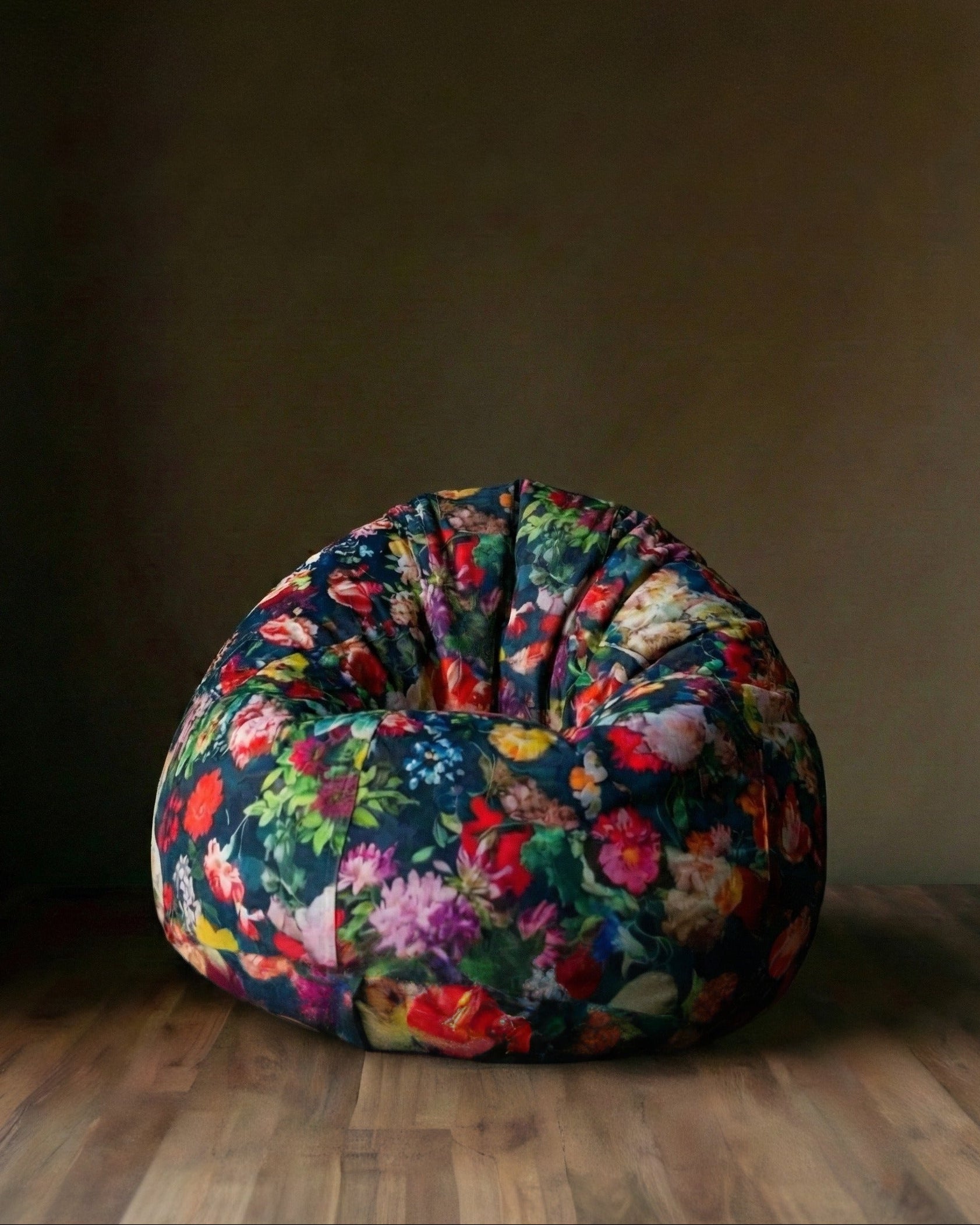 The Bloom Luxury Velvet Bean Bag
