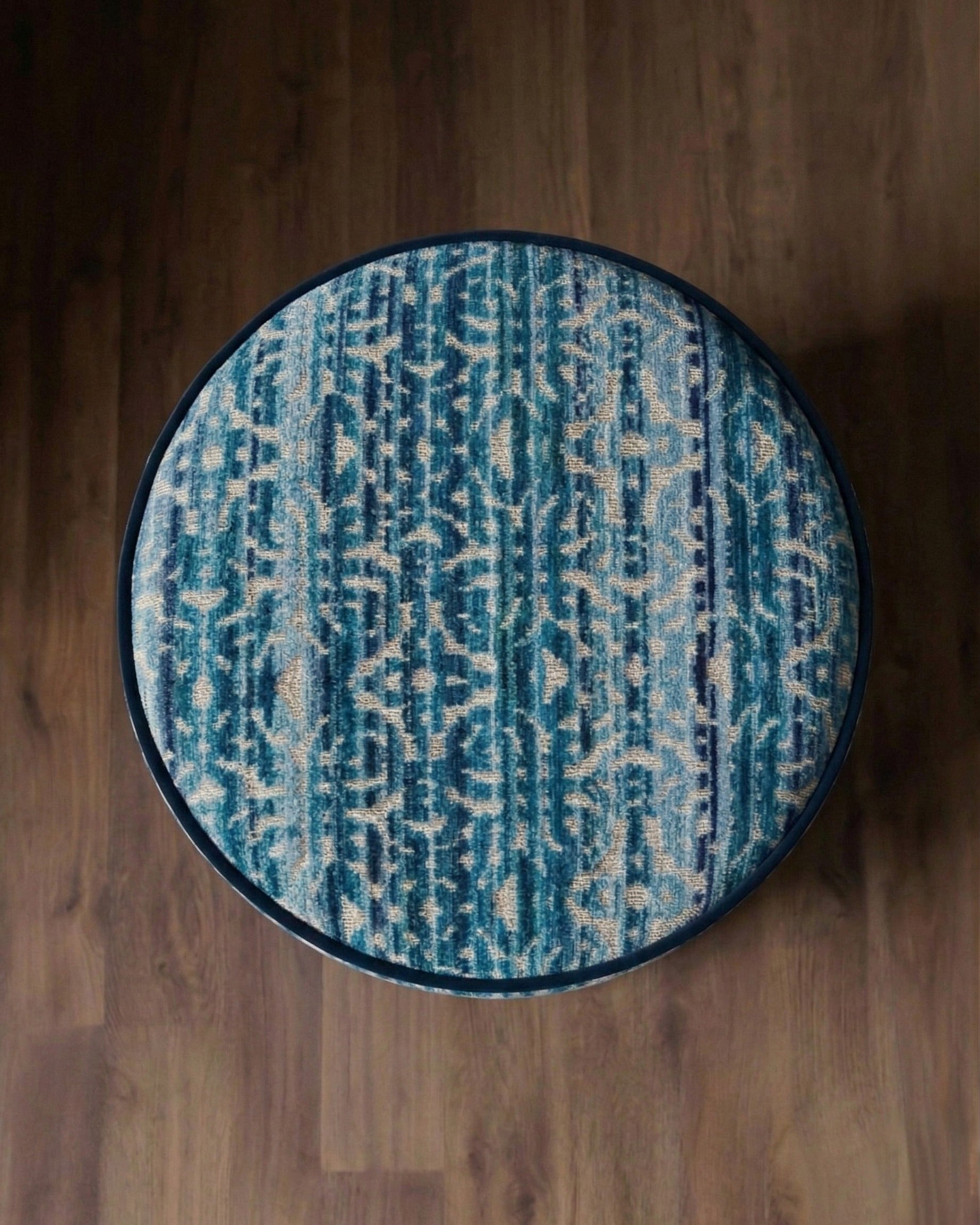 Philippa Velvet Ottoman