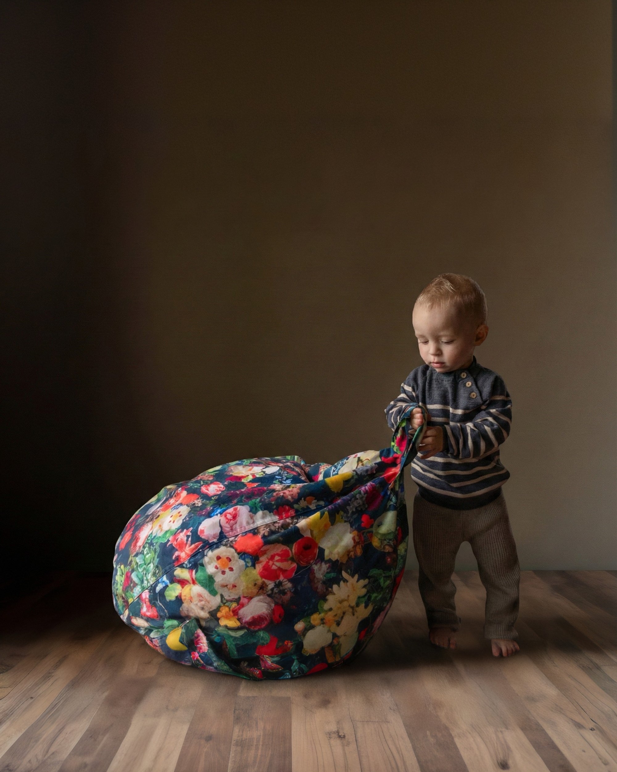 The Bloom Luxury Velvet Bean Bag