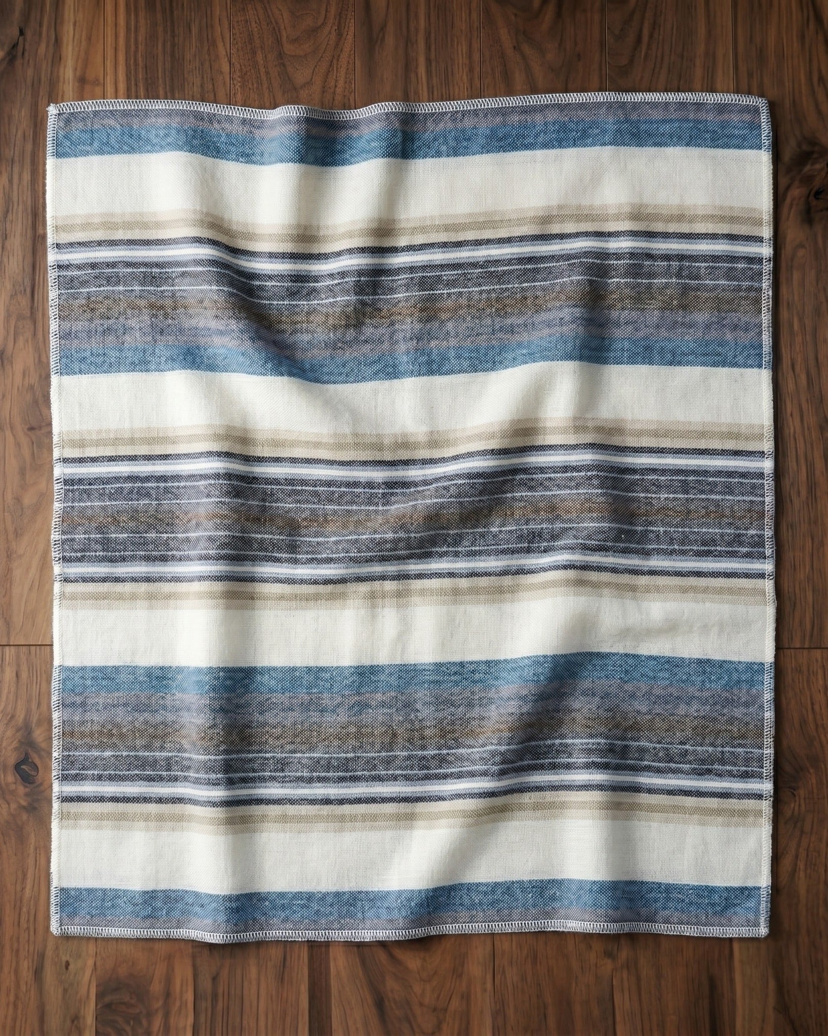The Andean Breeze Alpaca Throw Blanket – Coastal Stripe