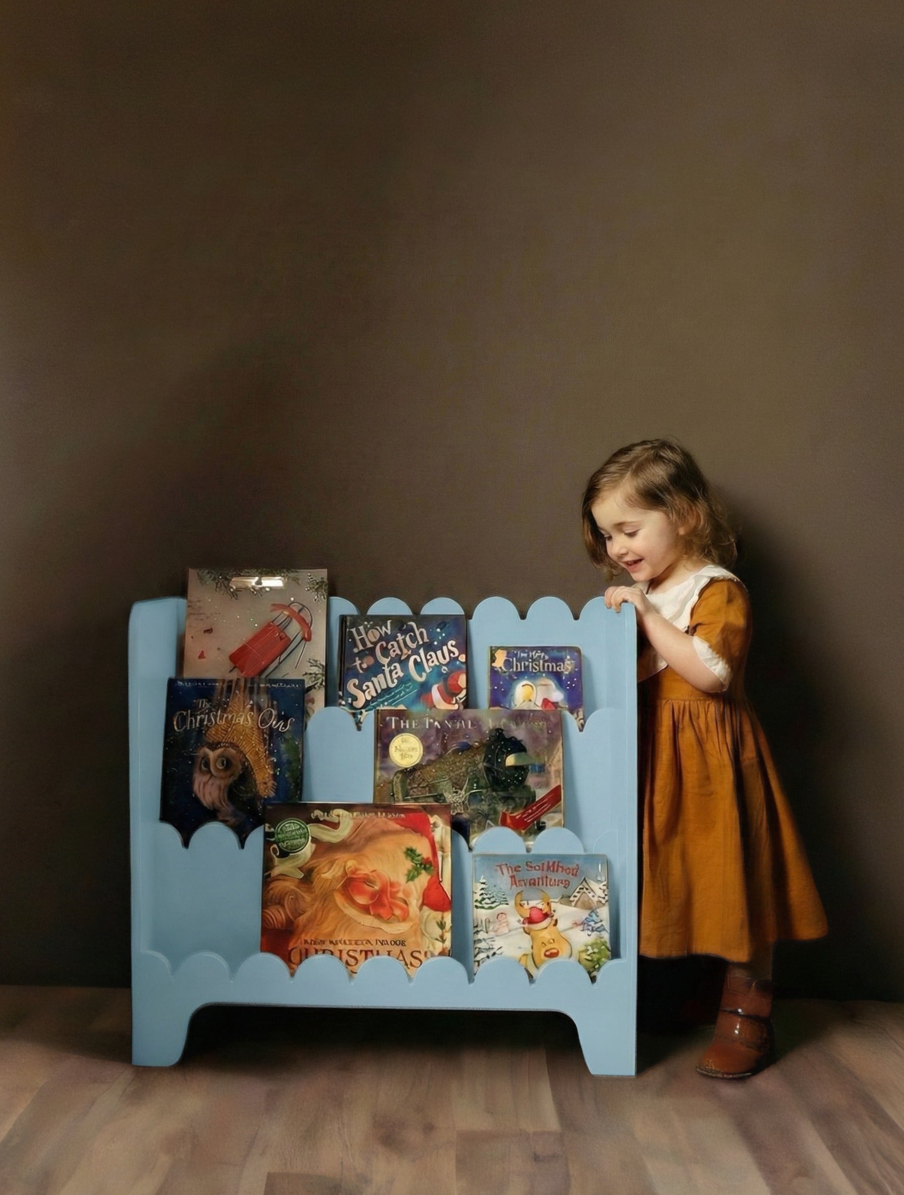 Olga Bookcase Blue