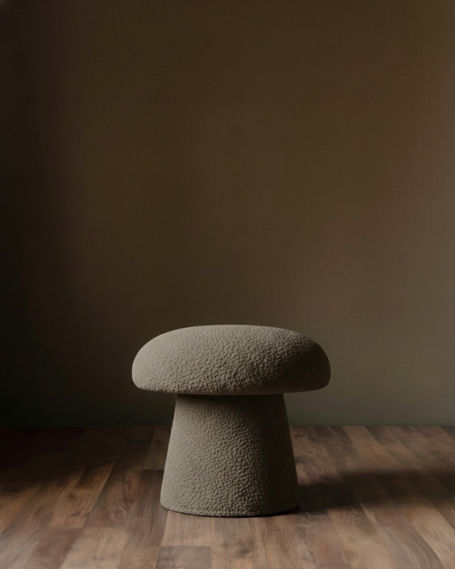 Boucle Mushroom Stool