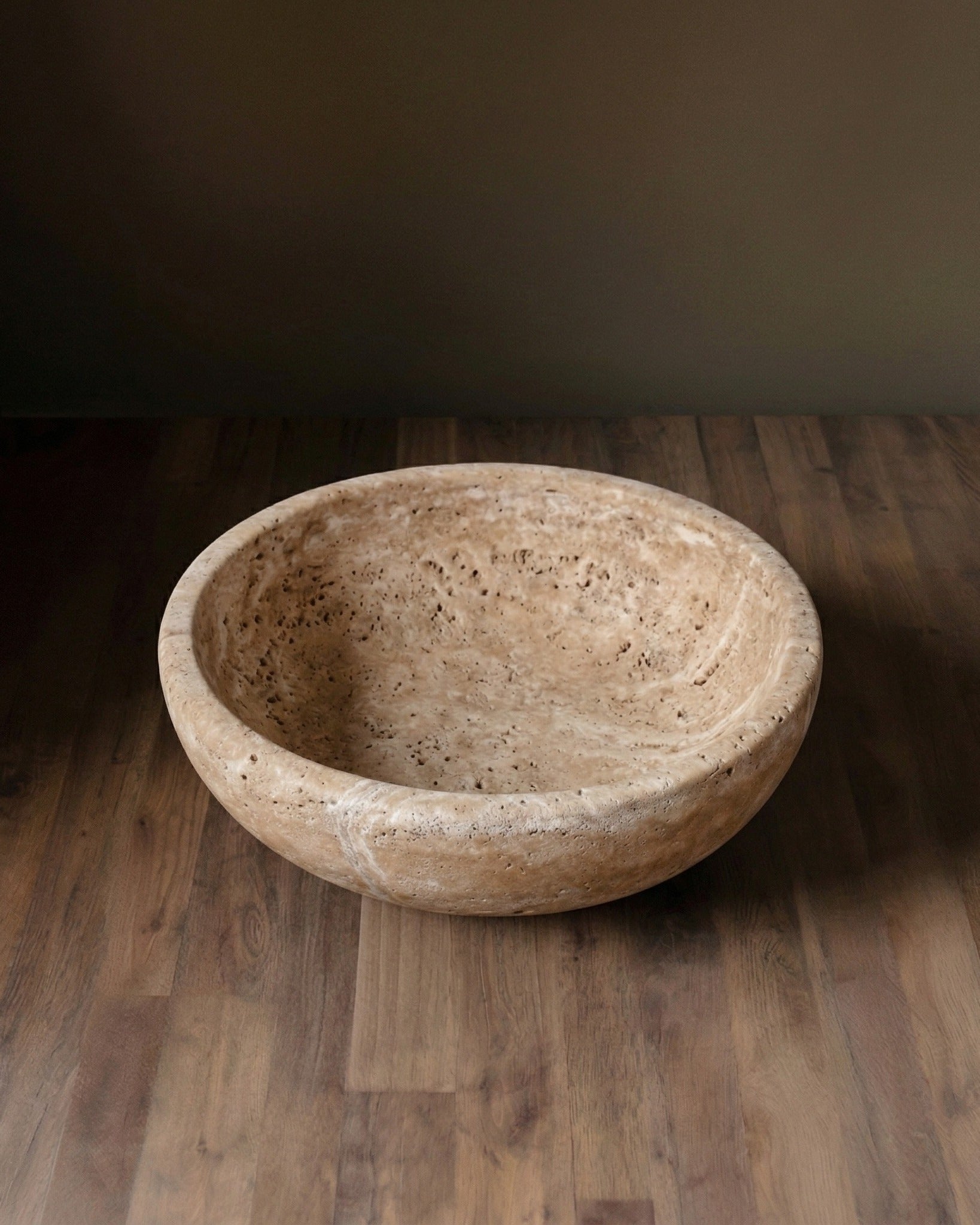 The Egeo Travertine Bowl