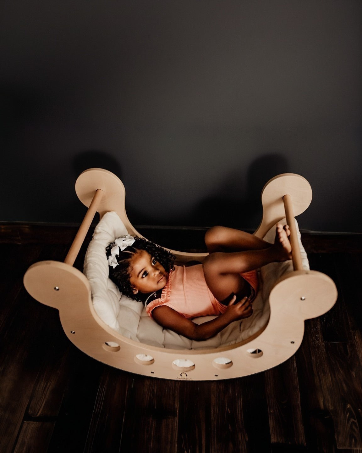 Large Waldorf Rocker with Rods