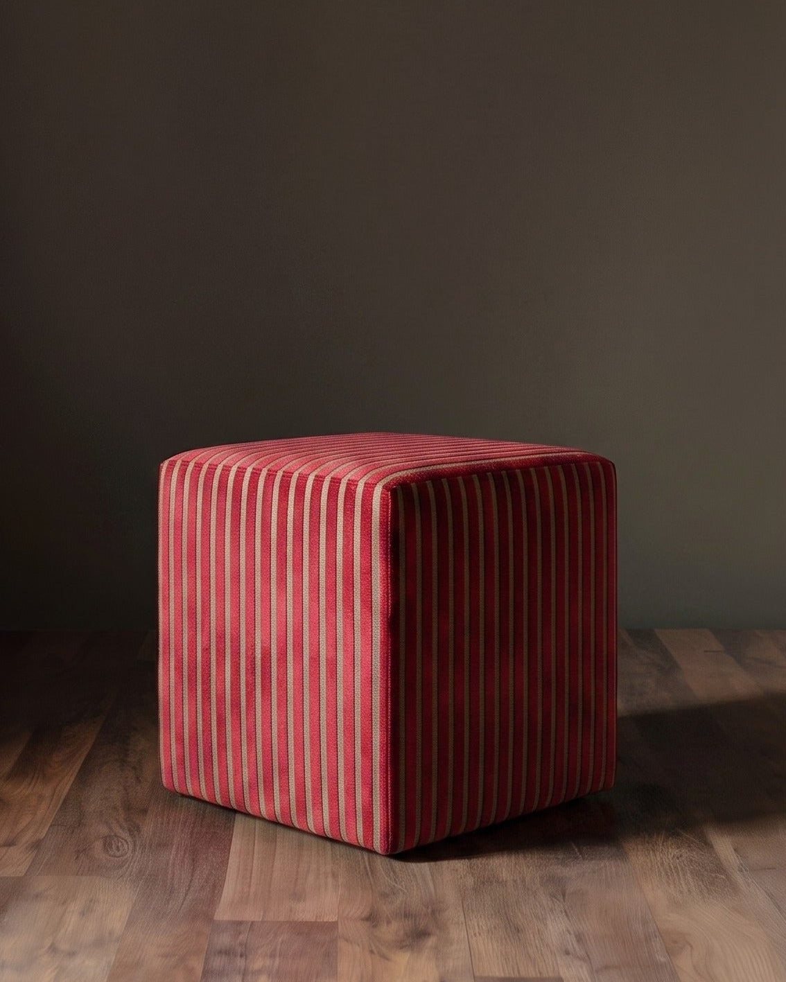 Barnaby Velvet Square Ottoman