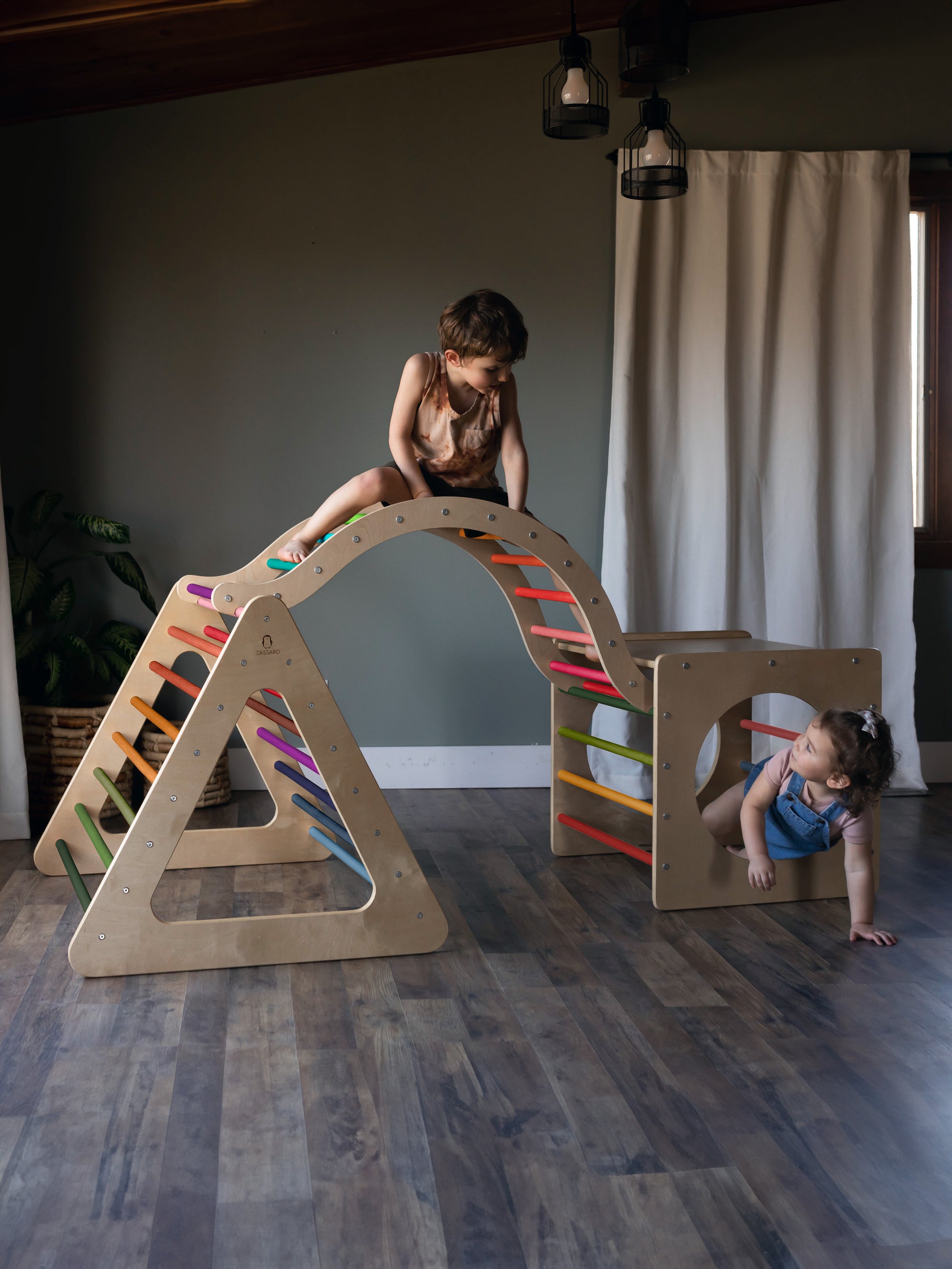 Rainer Climbing Playset Rainbow