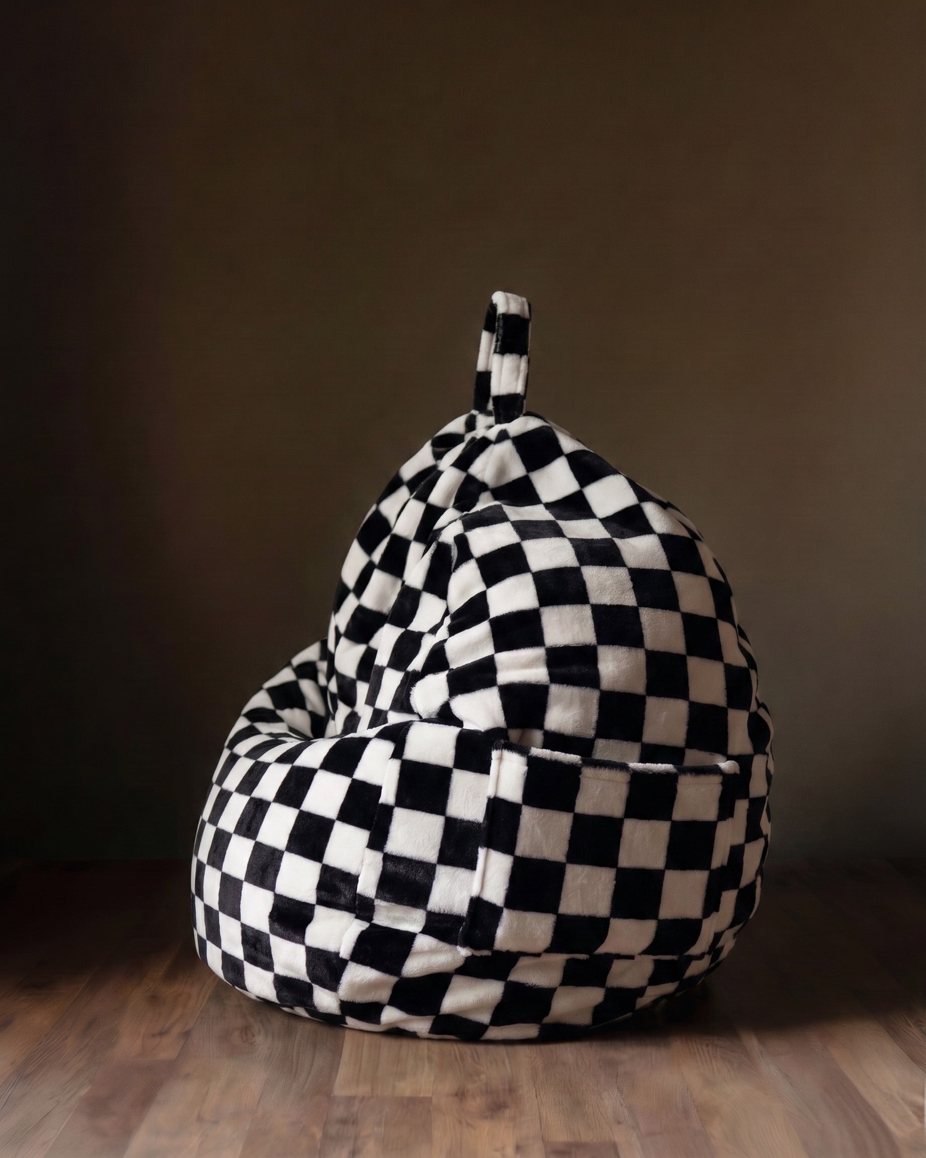 Opus Monochrome Velvet Bean bag