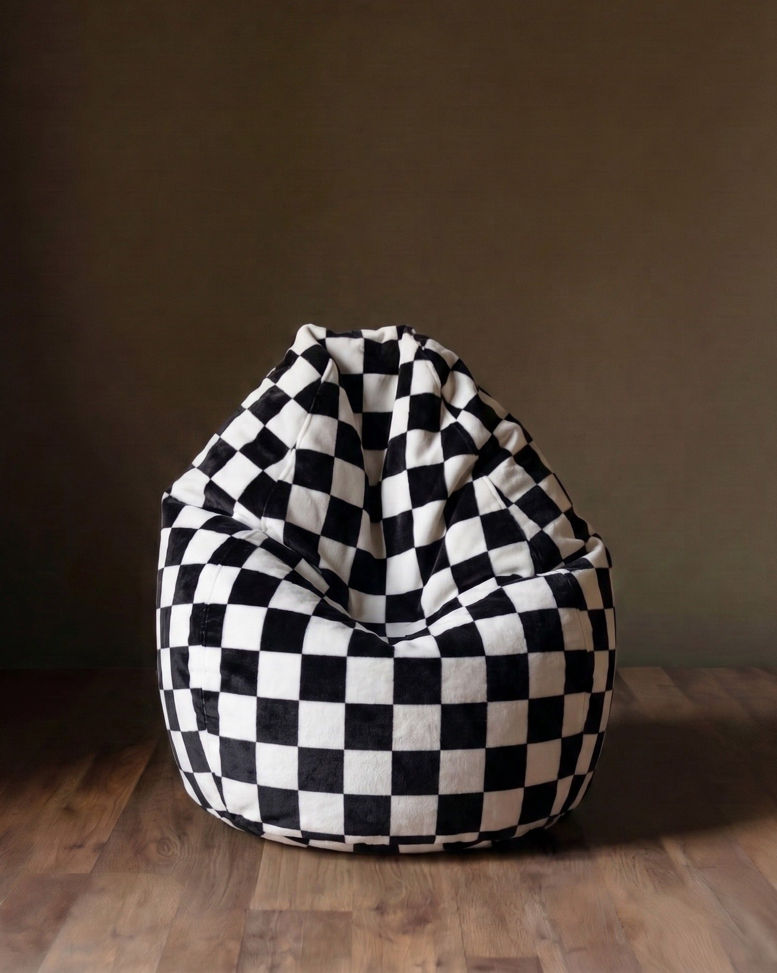 Opus Monochrome Velvet Bean bag