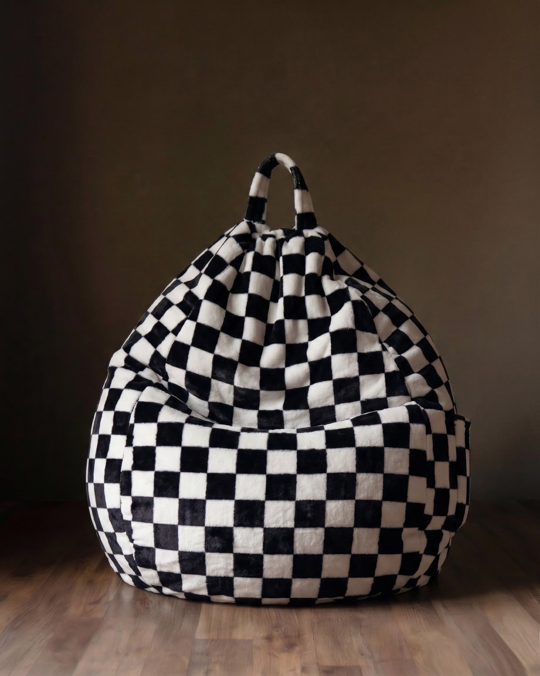 Opus Monochrome Velvet Bean bag