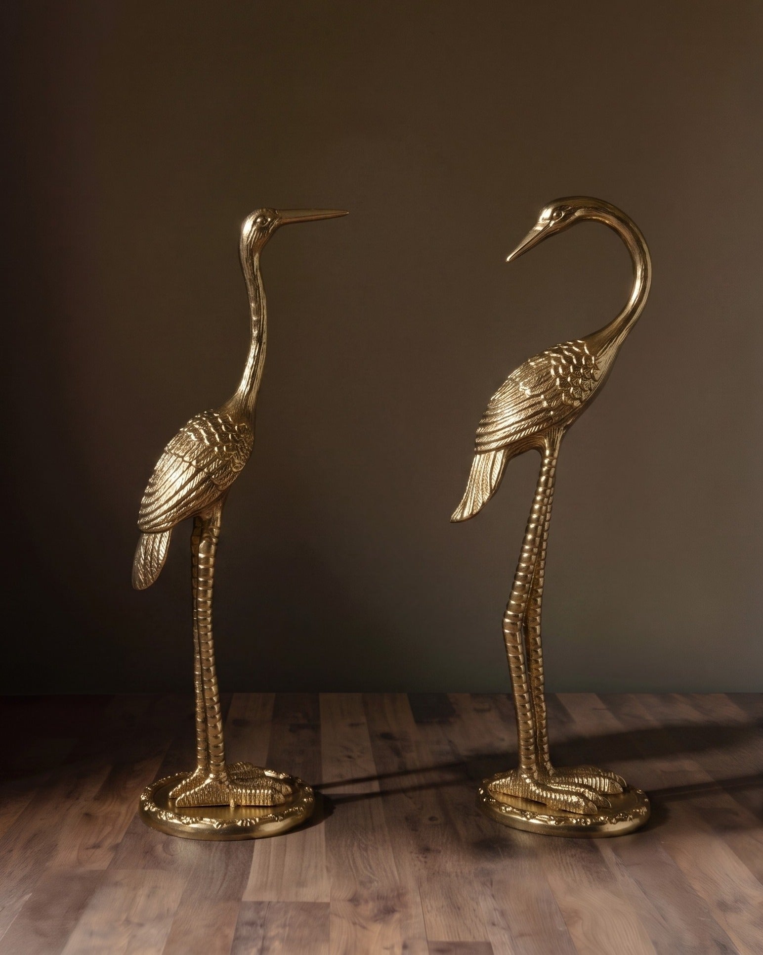 The Seraphina Gilded Crane Ring &amp; Accessory Stand