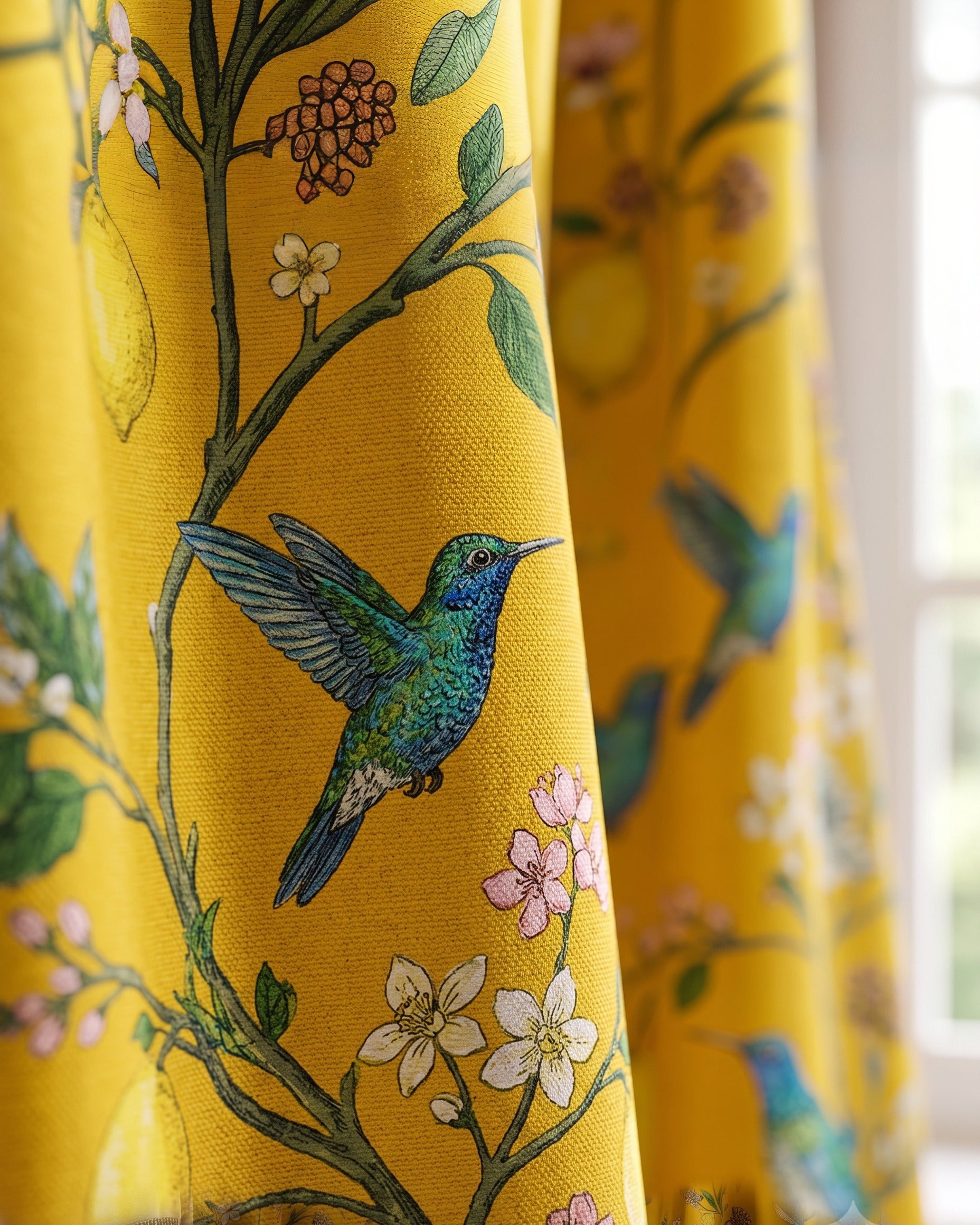 Queens Greenhouse Velvet Curtain