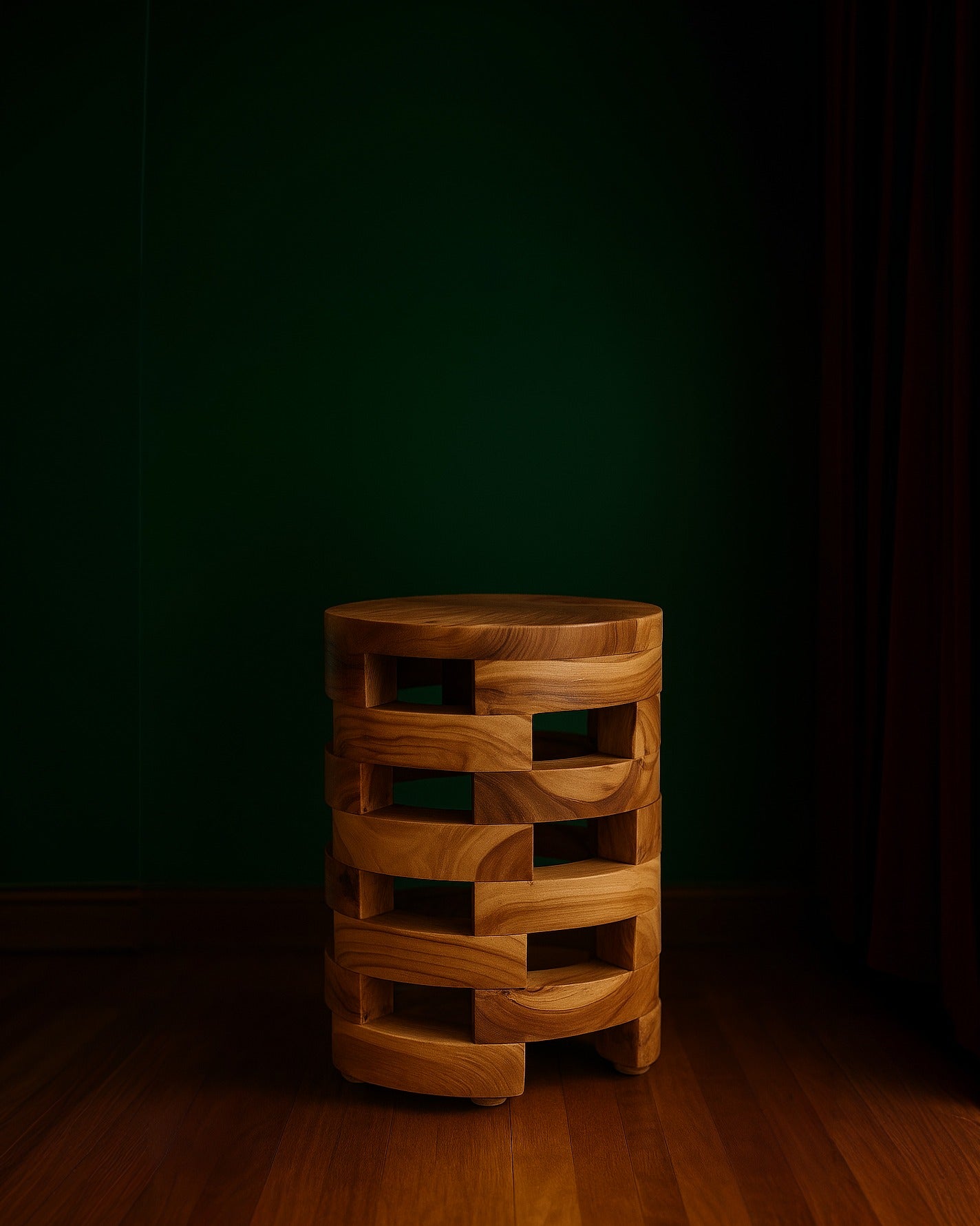Hugh Solid Wood End Table
