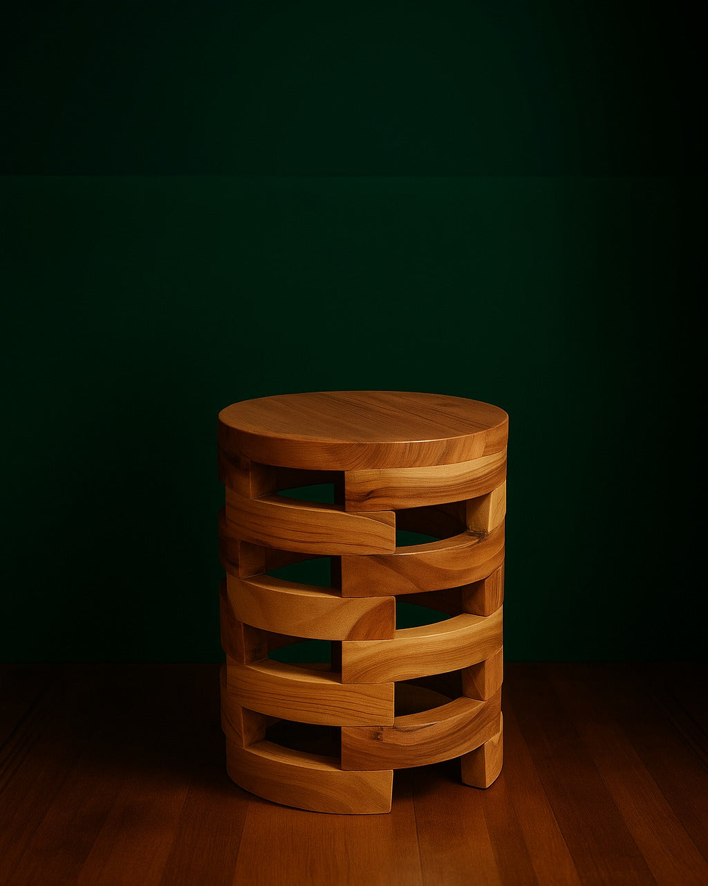 Hugh Solid Wood End Table