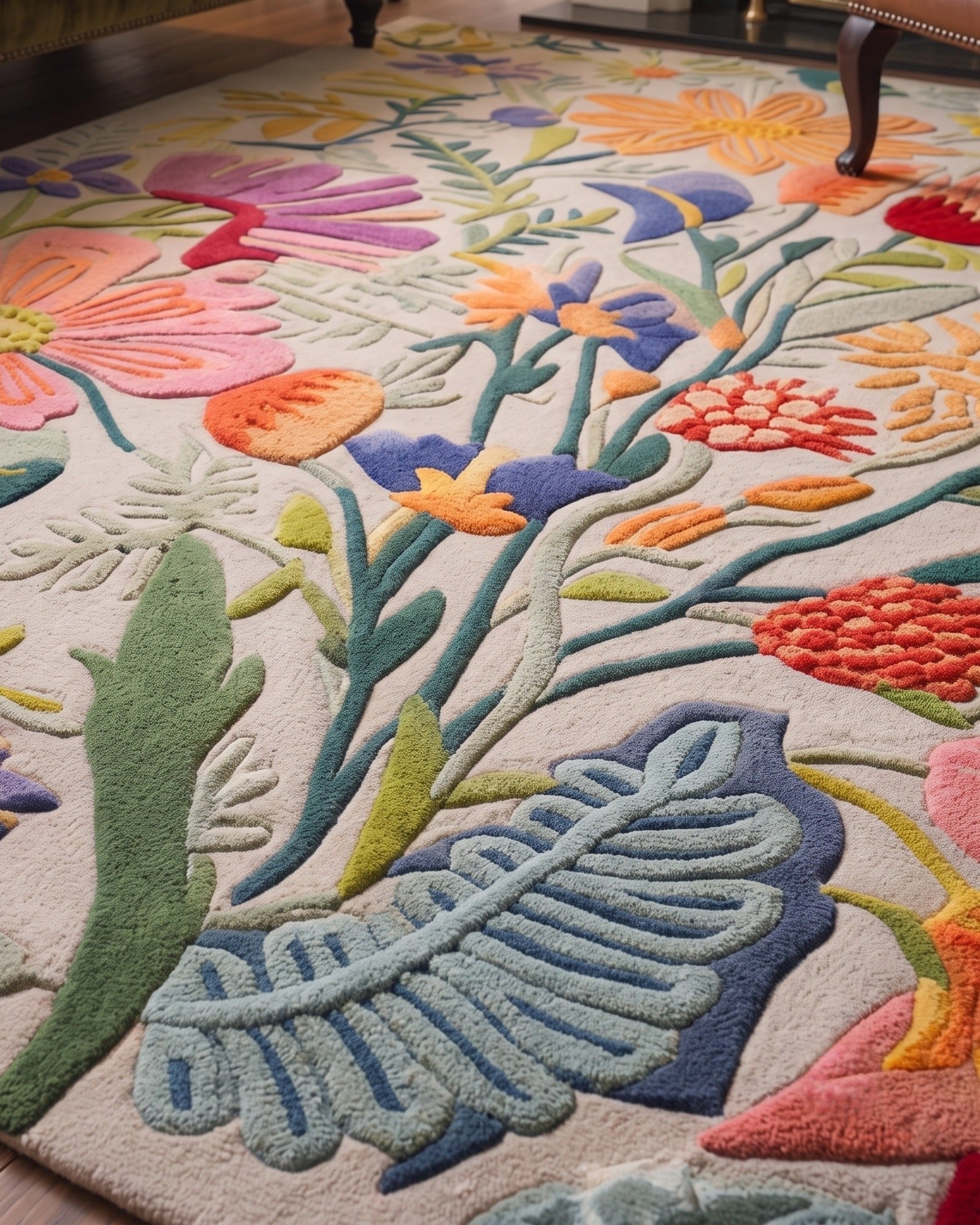 The Botanist's Portfolio Wool Rug