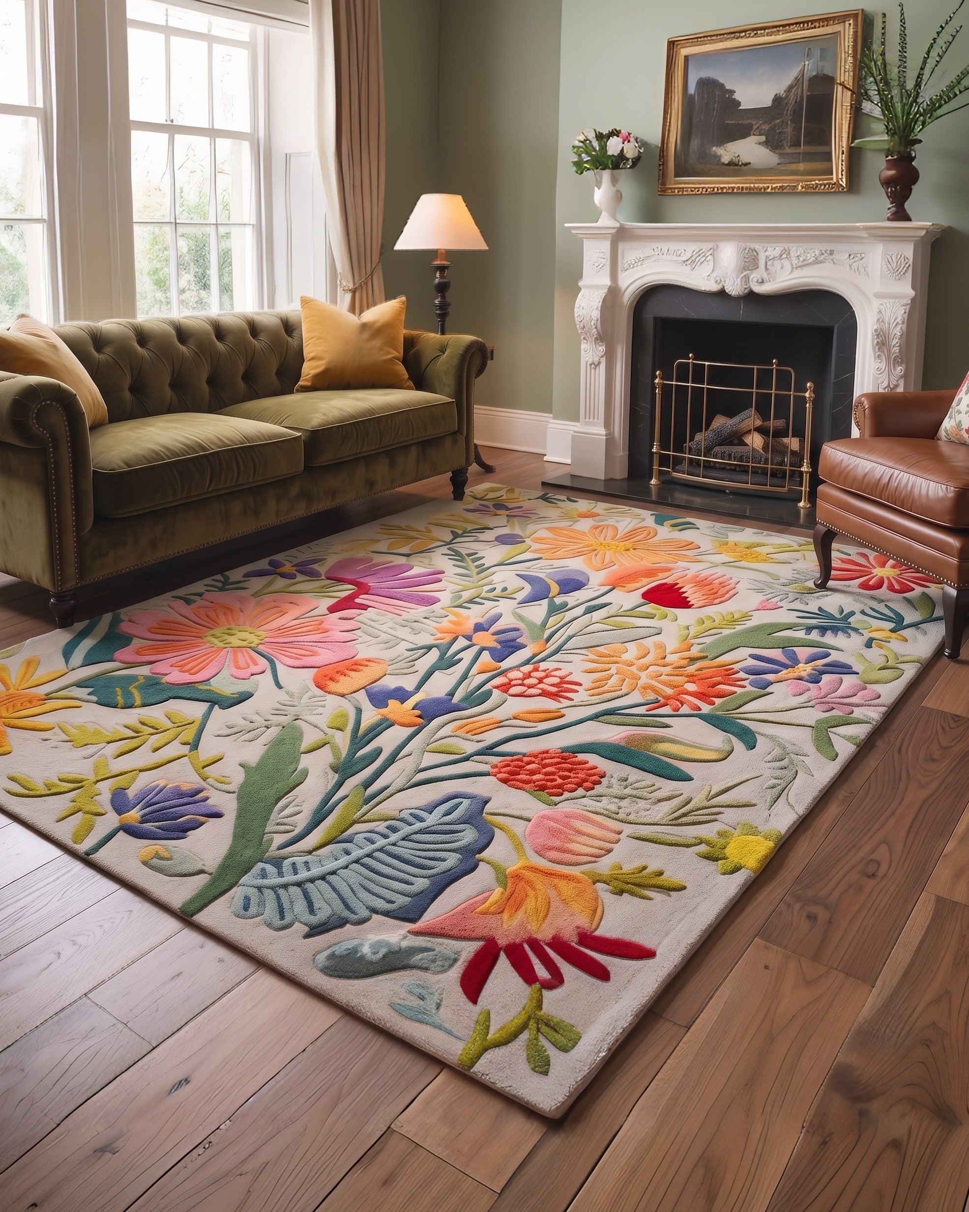 The Botanist's Portfolio Wool Rug
