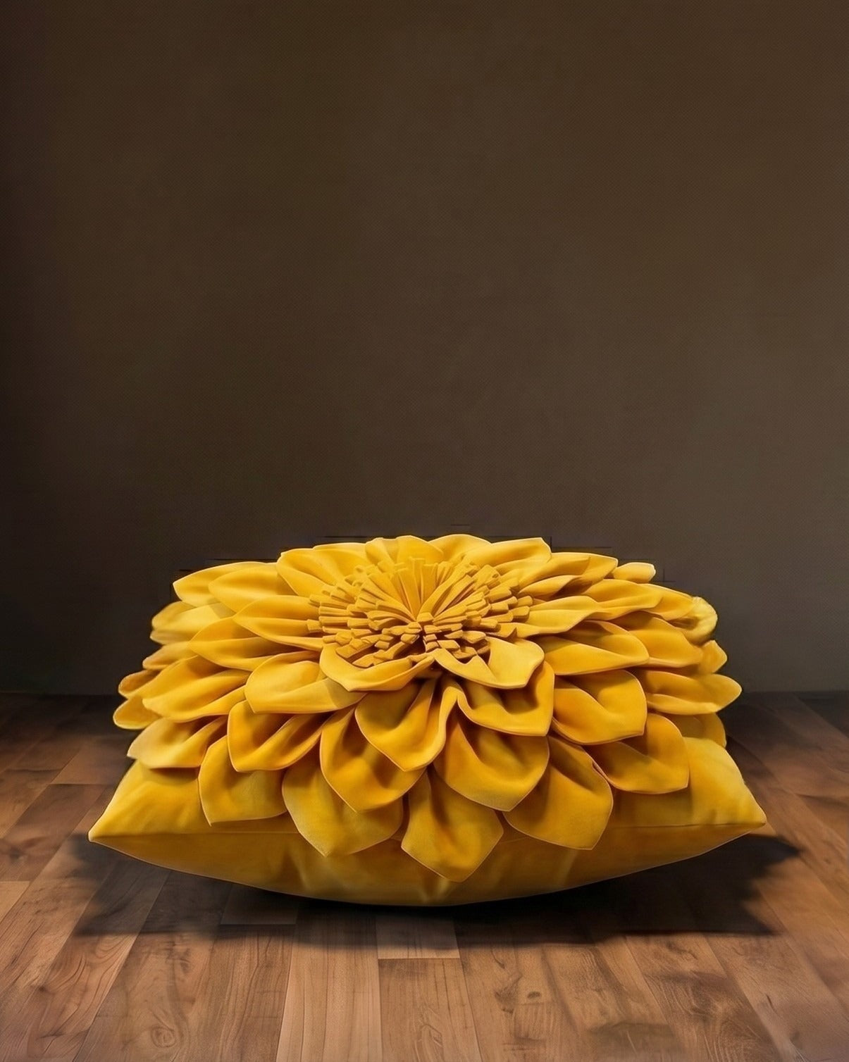 The Chrysanthemum Velvet Blossom Pillow