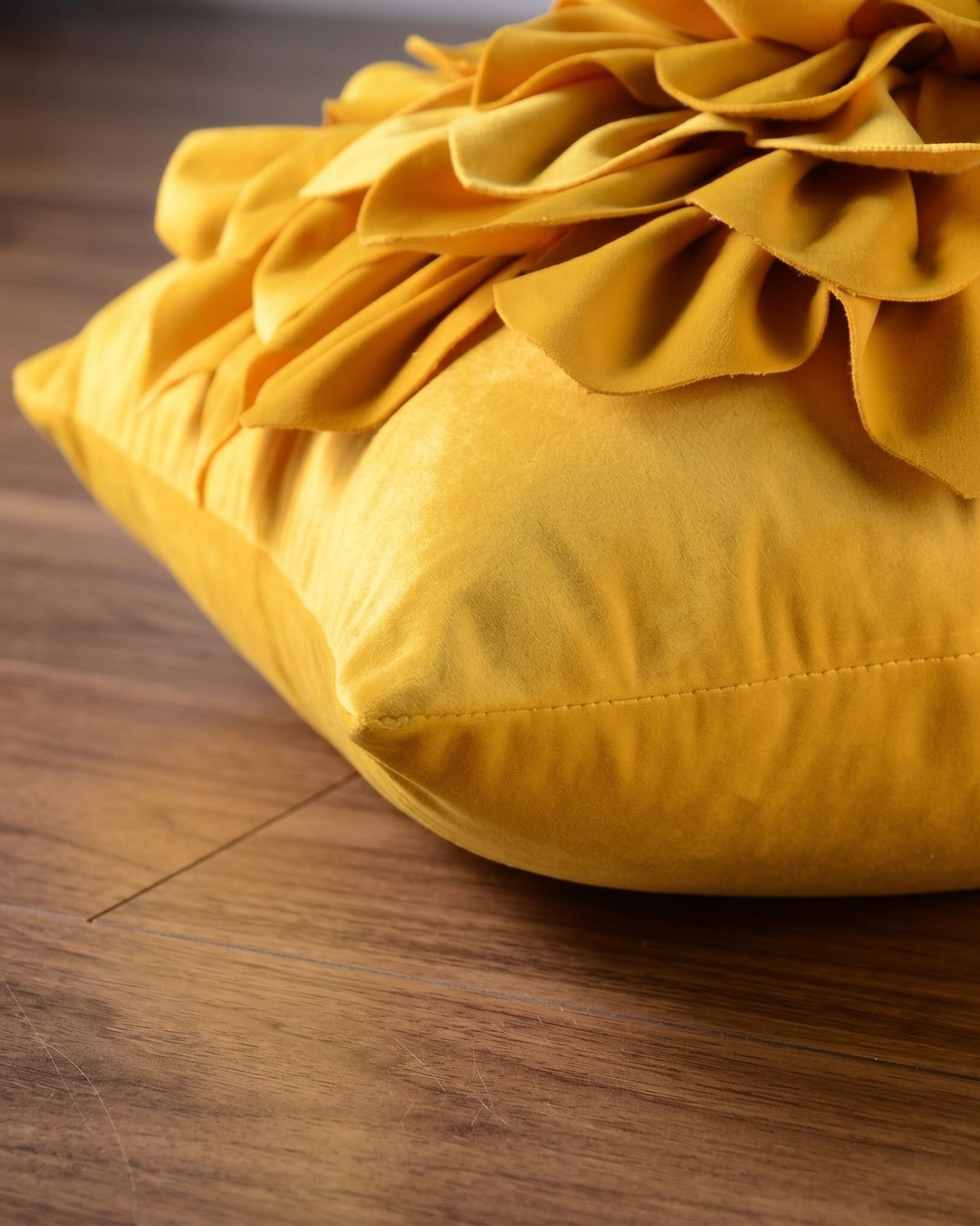 The Chrysanthemum Velvet Blossom Pillow