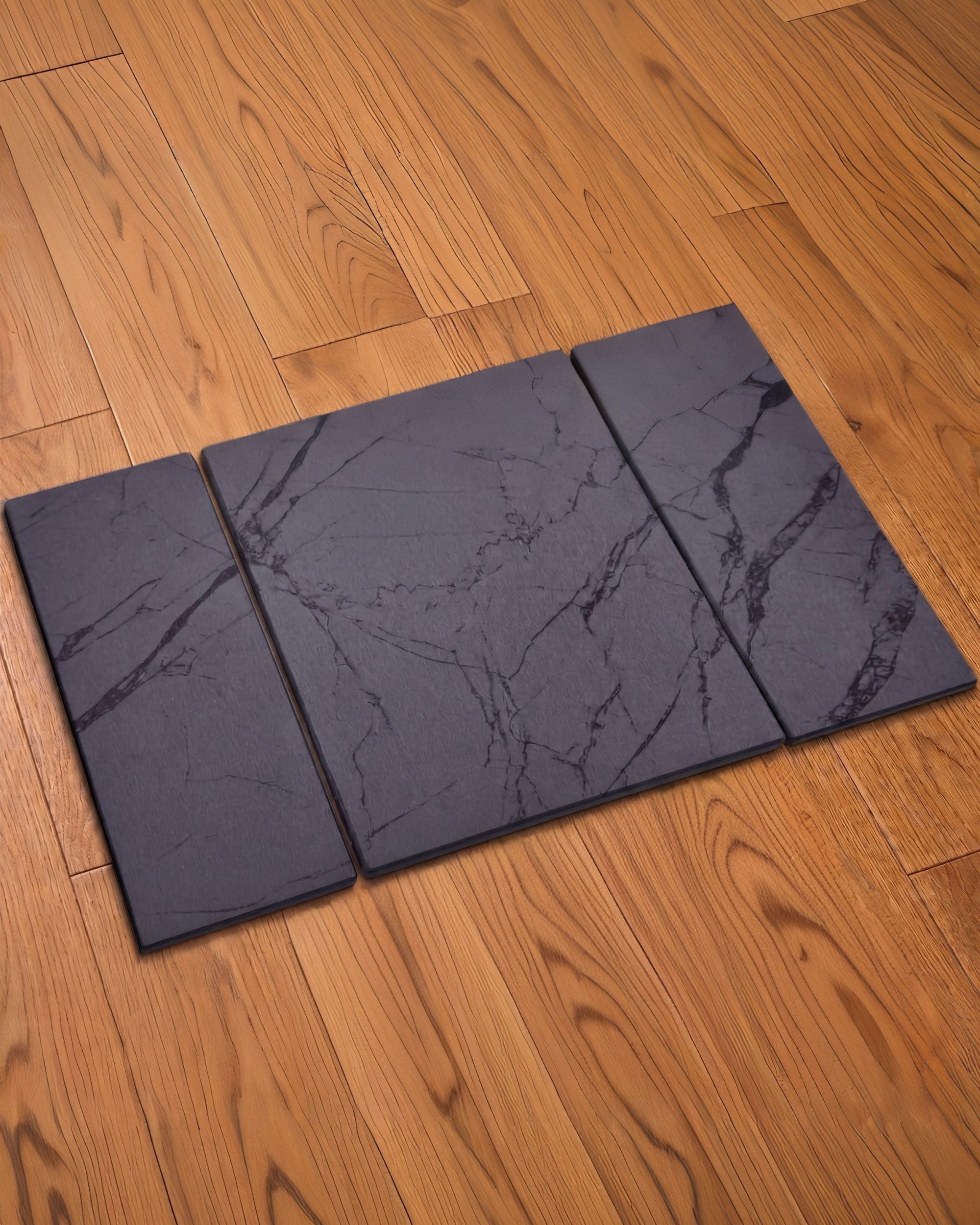 Terra-Form | Foldable Natural Stone Drying Board – Premium Slate Diatomaceous Earth Kitchen Mat