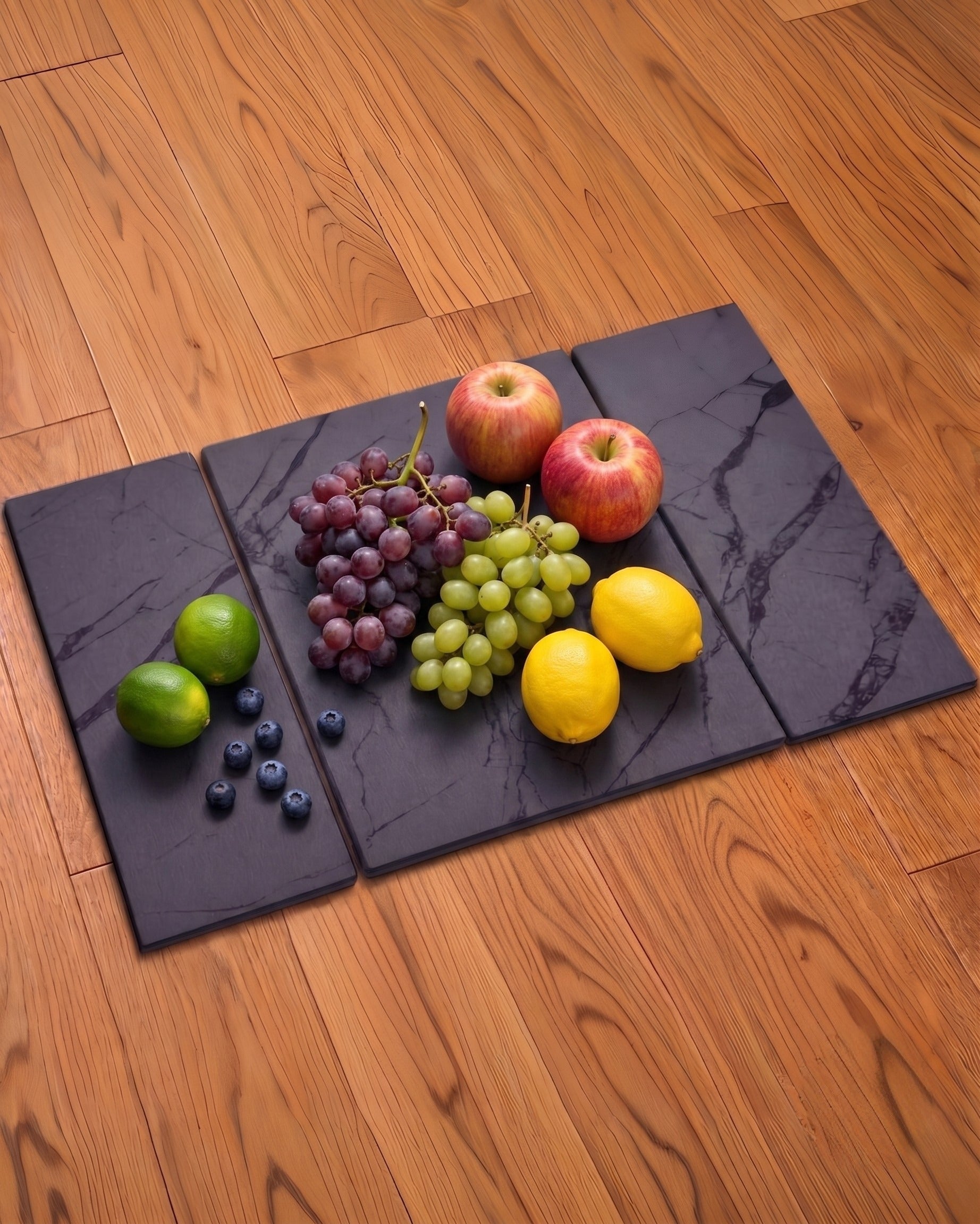 Terra-Form | Foldable Natural Stone Drying Board – Premium Slate Diatomaceous Earth Kitchen Mat