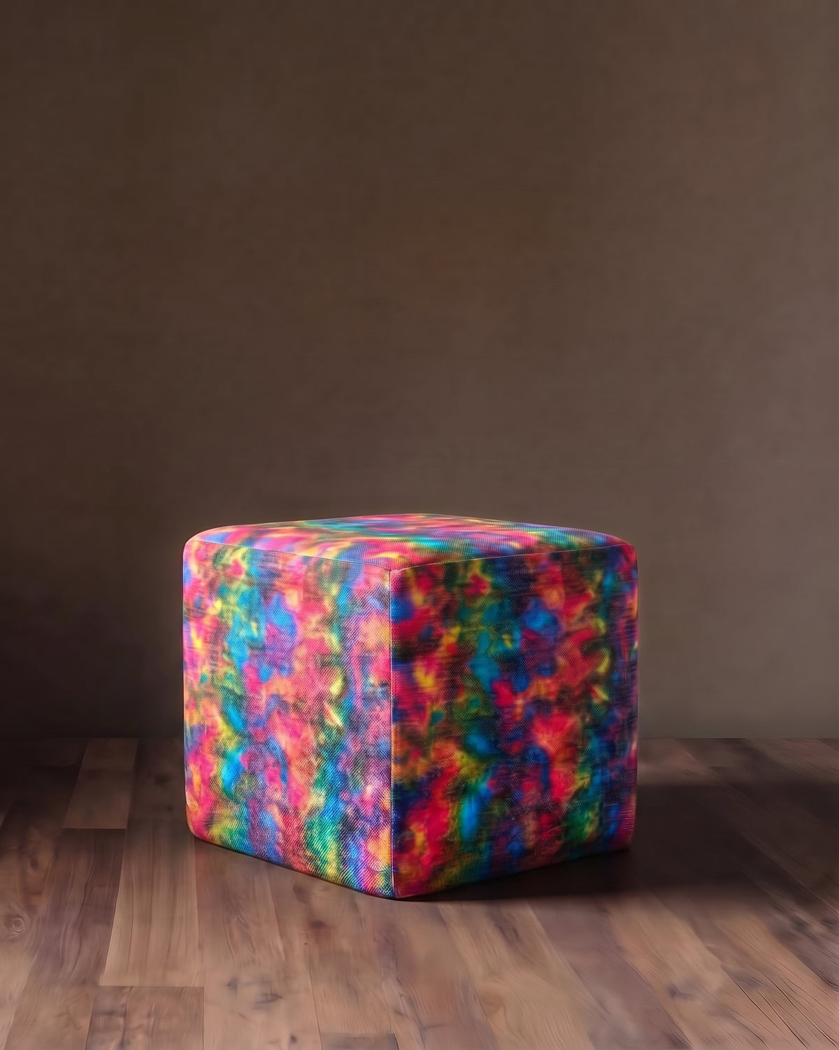 Punto d'Arte' Square Velvet Ottoman