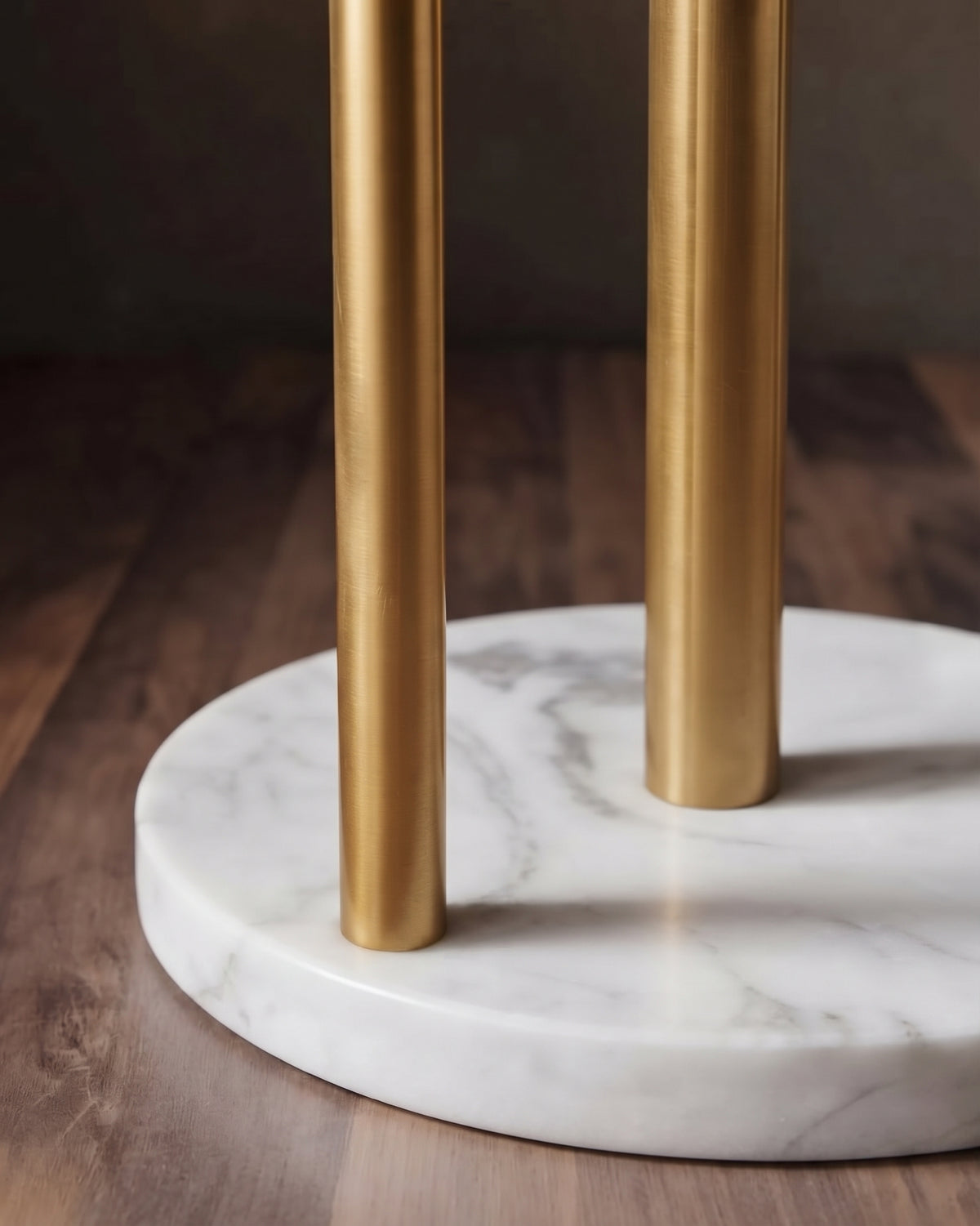 Sovereign Marble &amp; Brushed Brass Countertop Paper Towel Holder