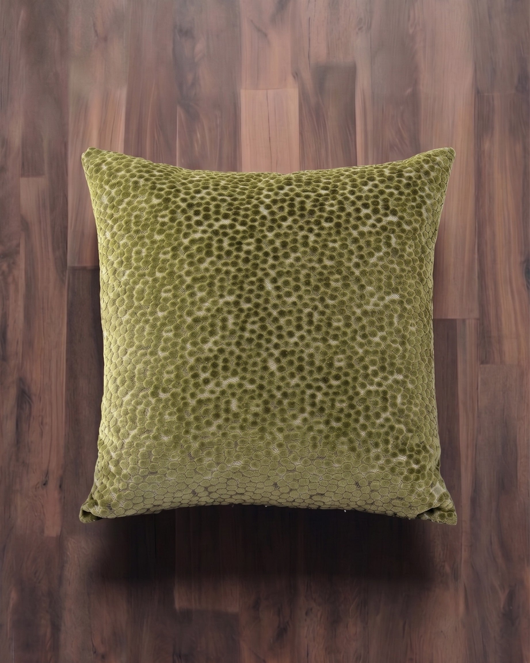 The Verdant Textured Velvet Pillow