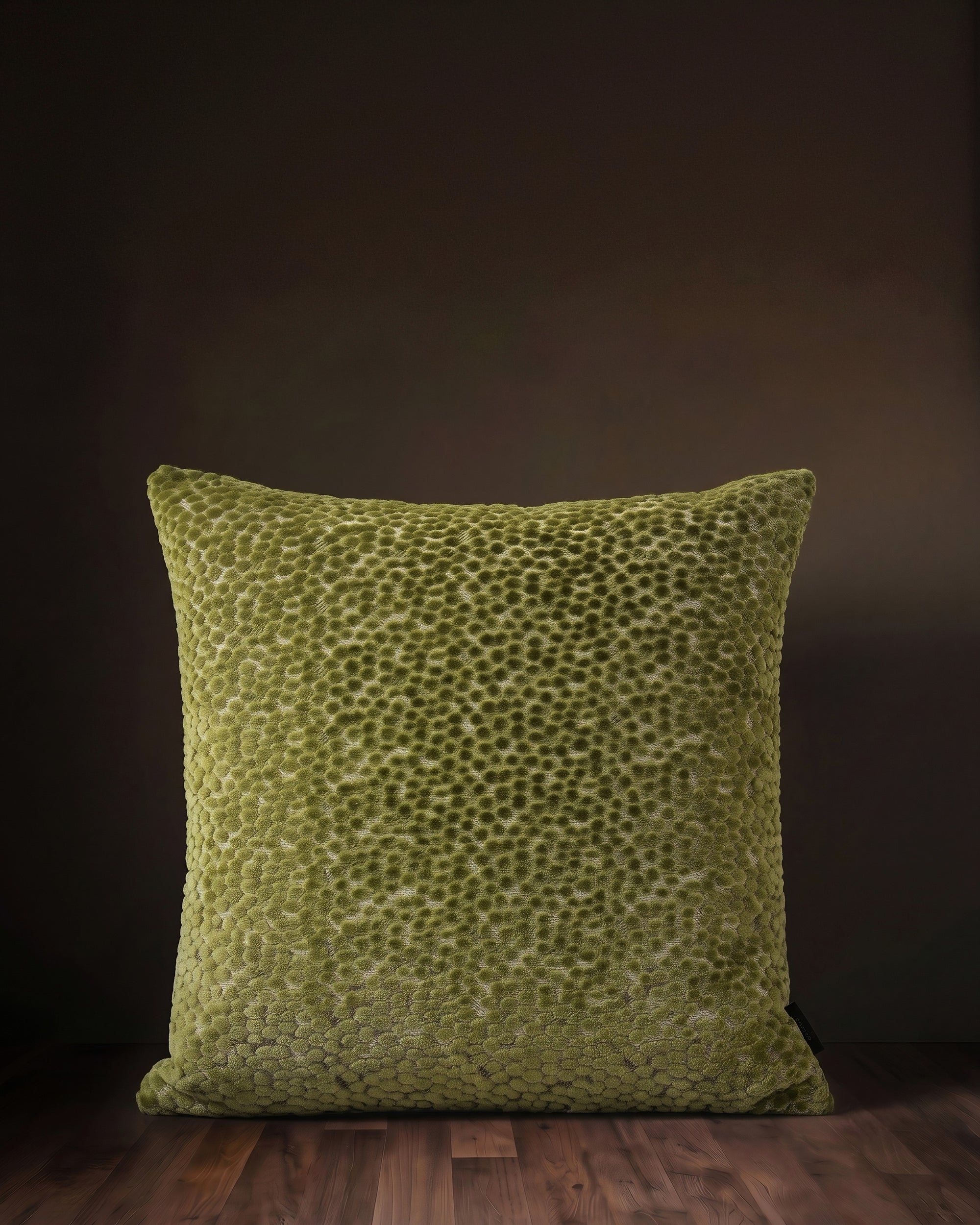 The Verdant Textured Velvet Pillow