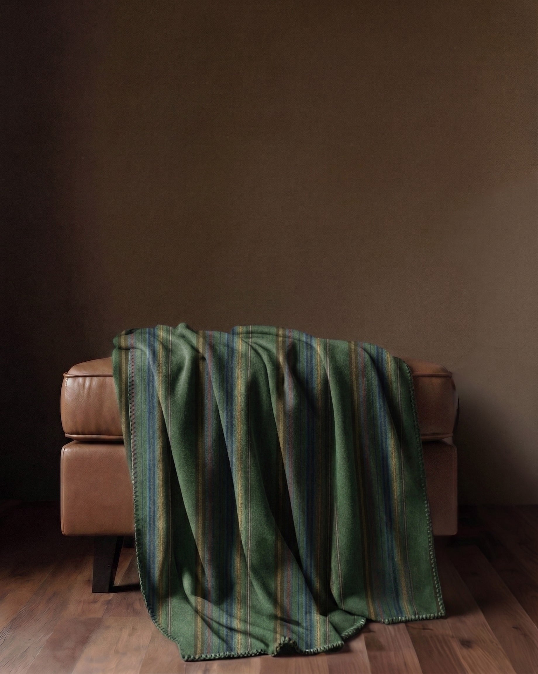 The Emerald Highlands Alpaca Throw