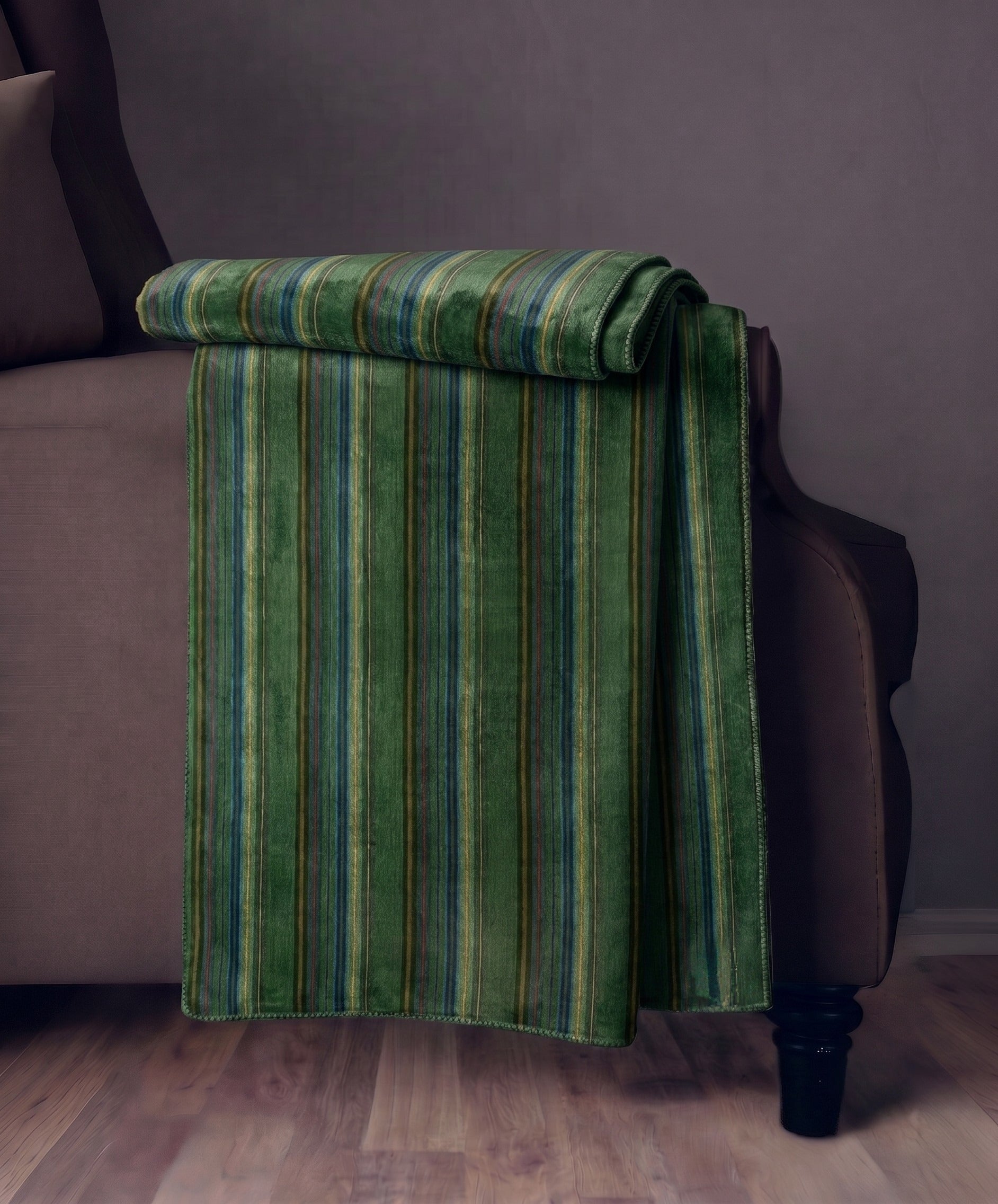 The Emerald Highlands Alpaca Throw