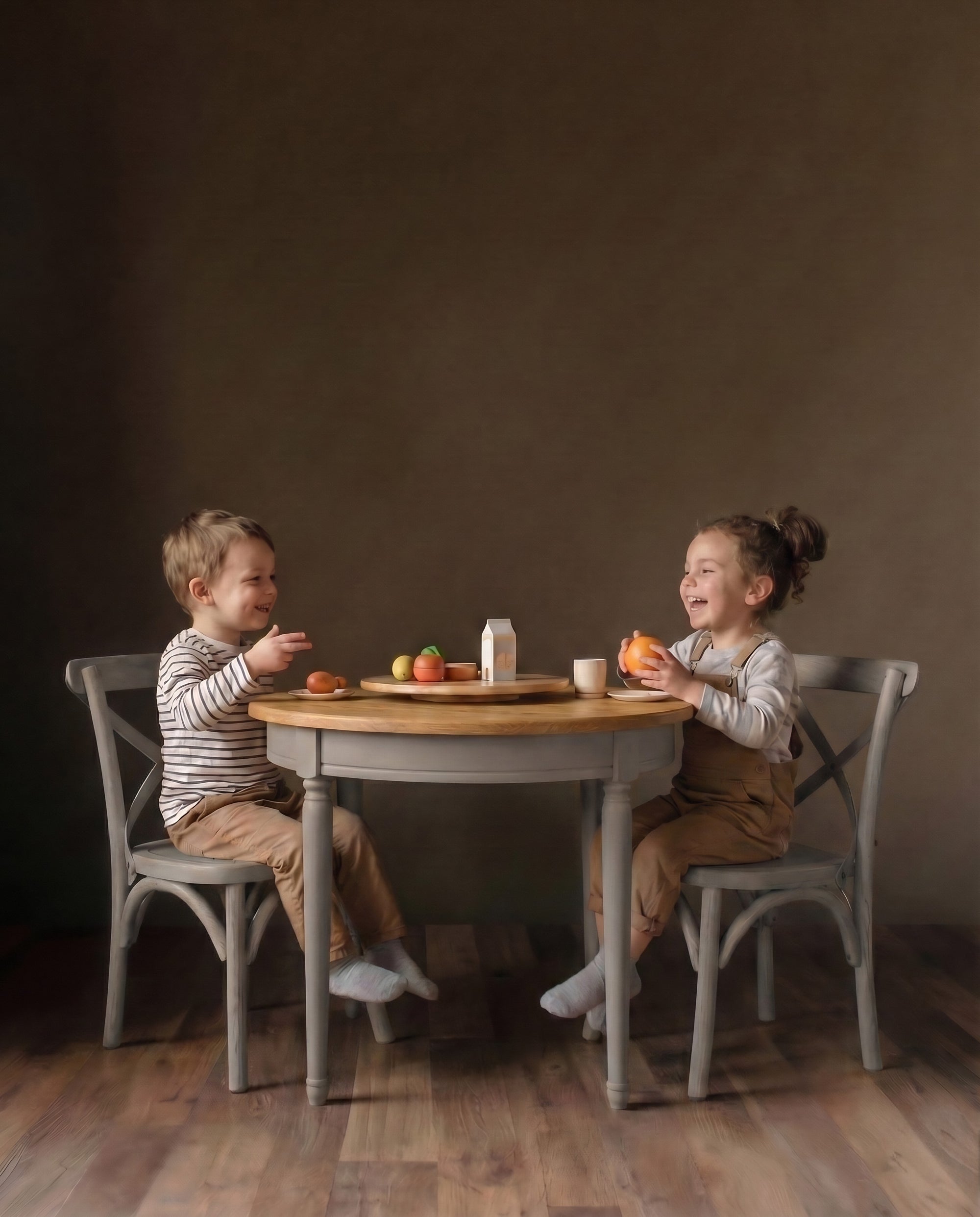 Genevieve Play Table &amp; French Chairs Set