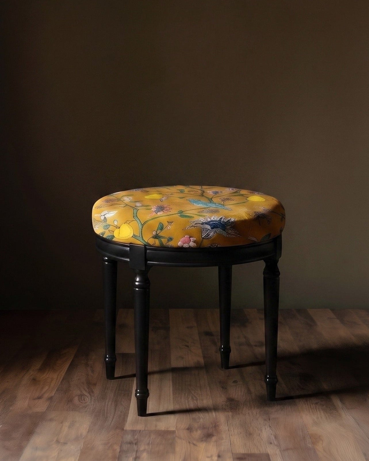The Queen’s Greenhouse Velvet Stool