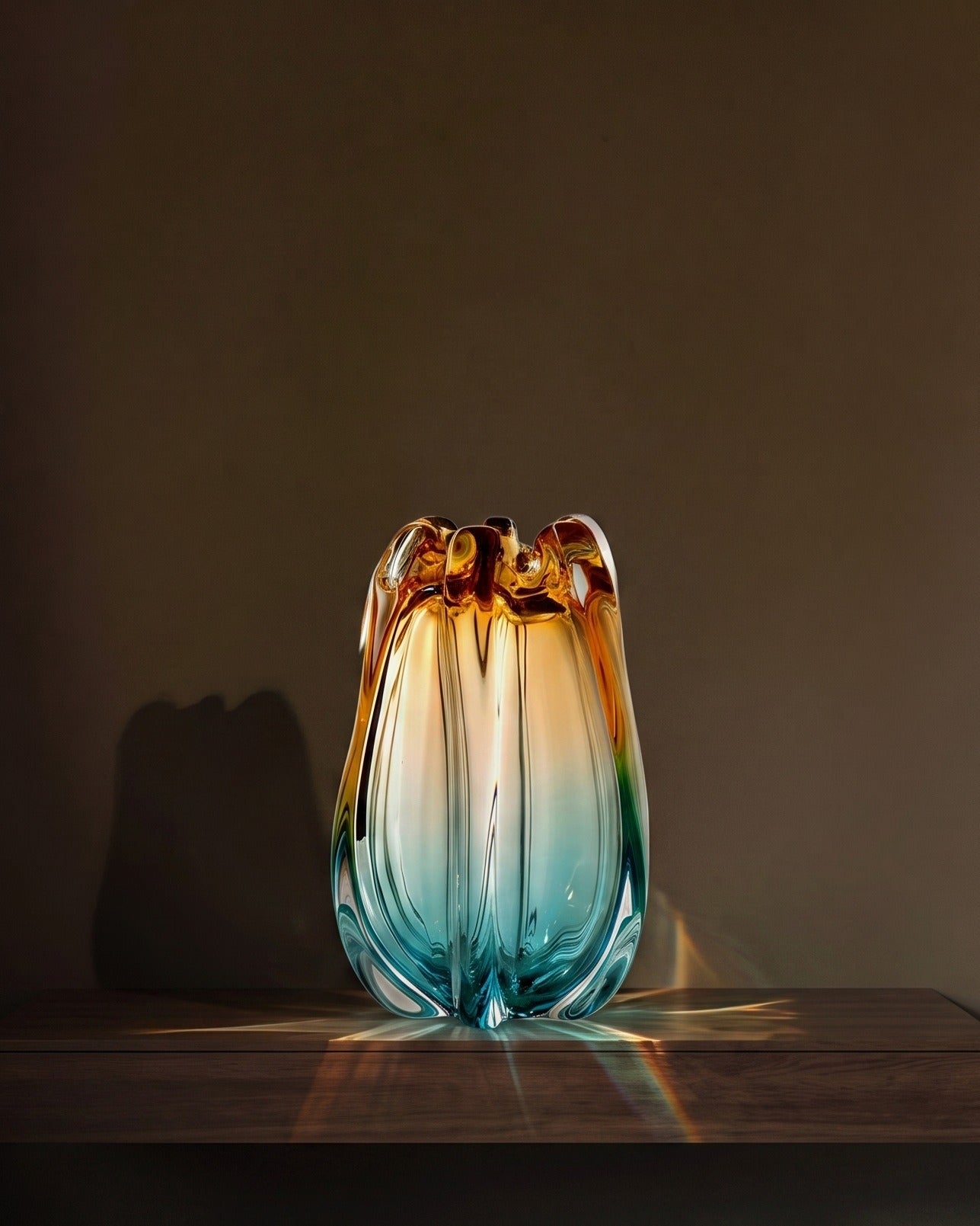 The Aurora Prismatic Vase