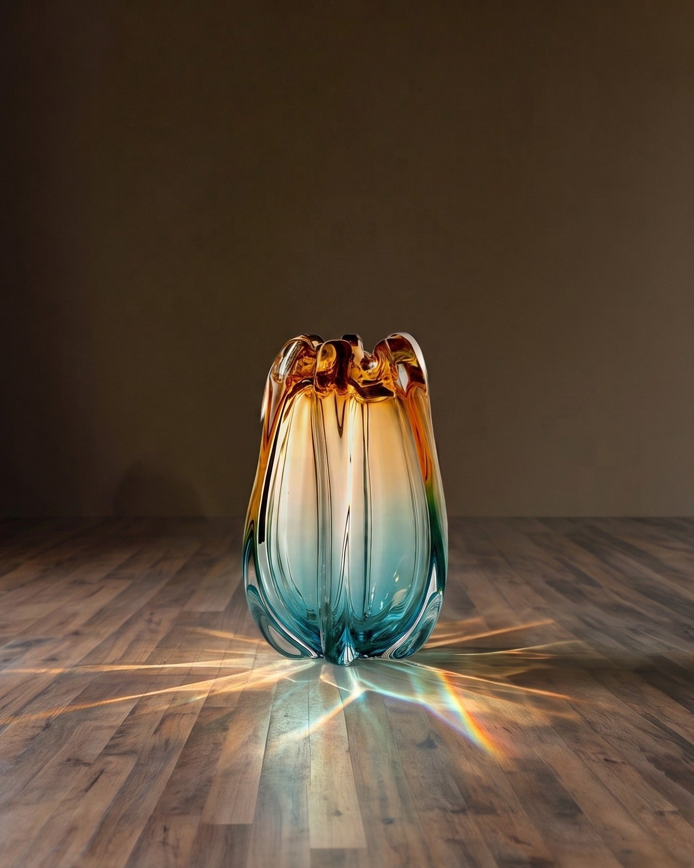The Aurora Prismatic Vase