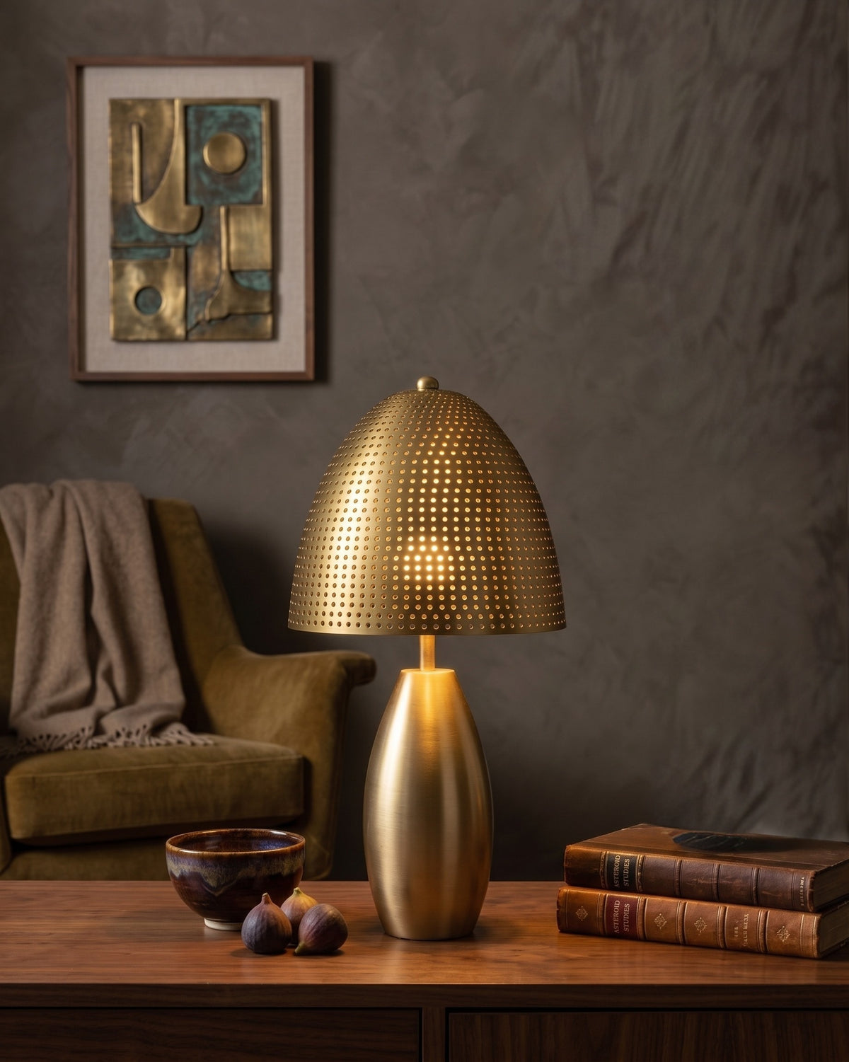 The Altair Brass Table Lamp