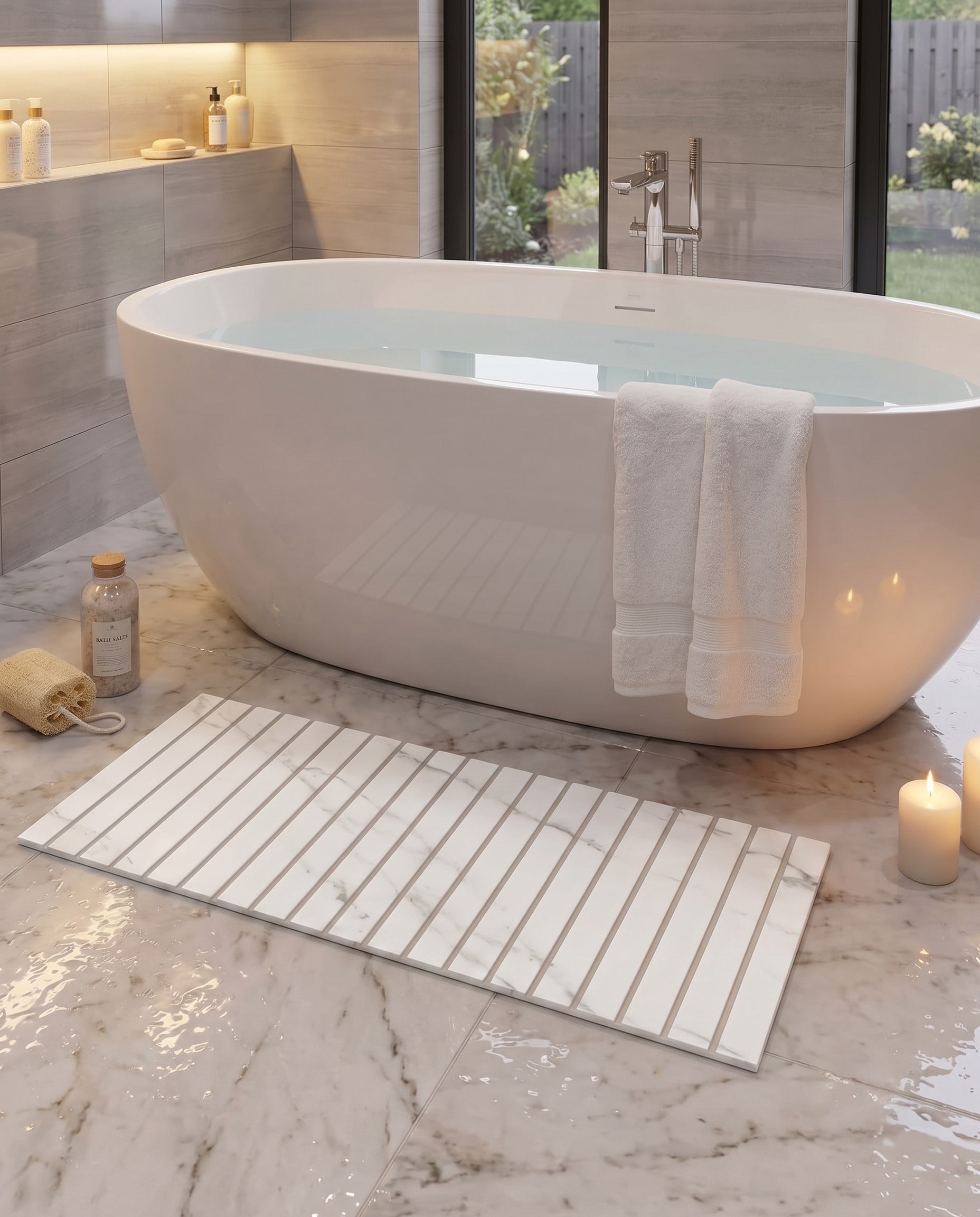 TerraDry | Monolith Foldable Premium Diatomite Earth Bath Mat