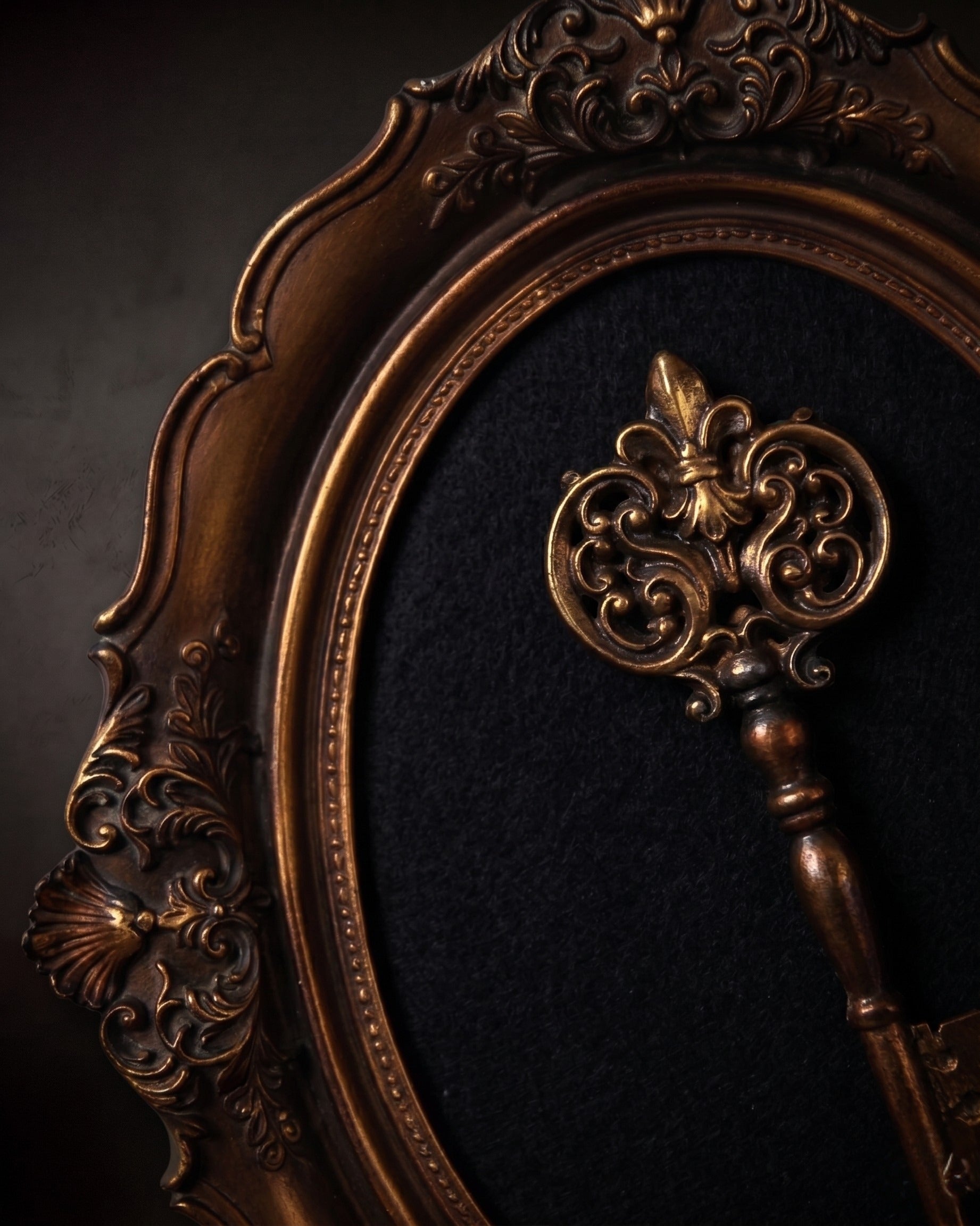 The Curated Key Vintage Embossed Wall Sculpture
