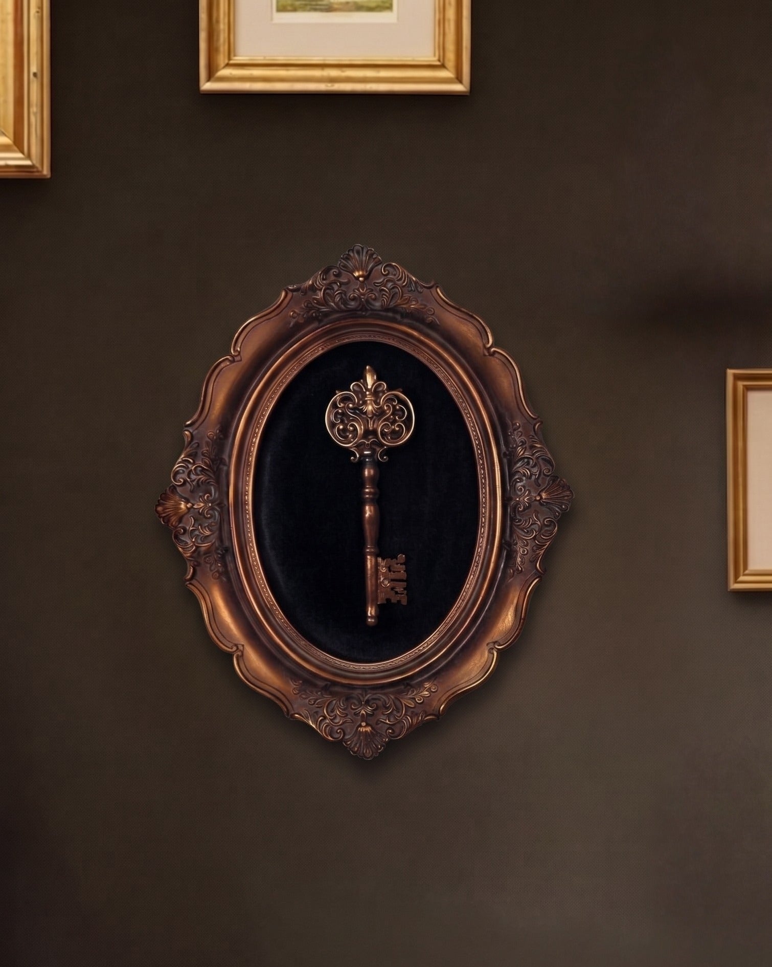 The Curated Key Vintage Embossed Wall Sculpture