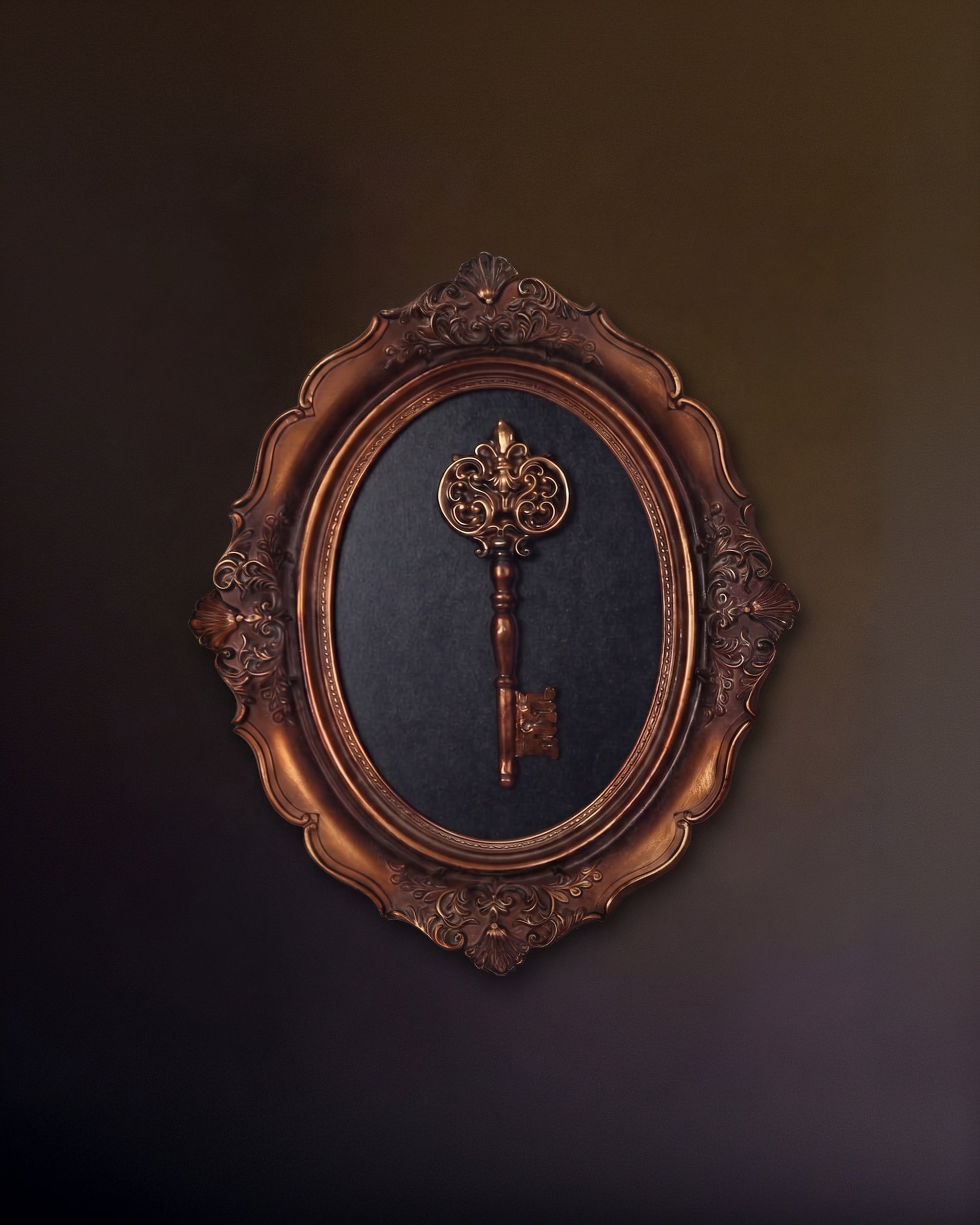 The Curated Key Vintage Embossed Wall Sculpture