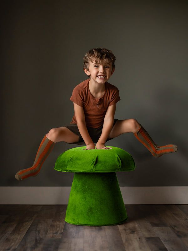 Large Velvet Mushroom Stool