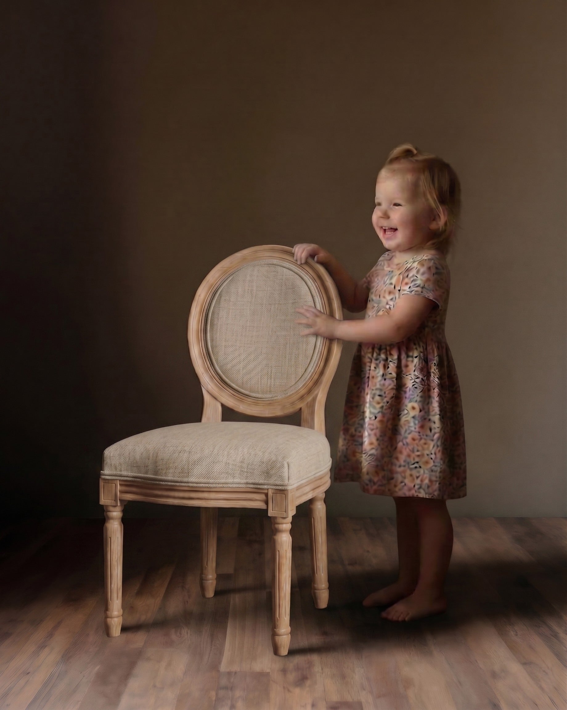 The Genevieve Play Table with Center Storage &amp; Dauphine Louis Chair Set
