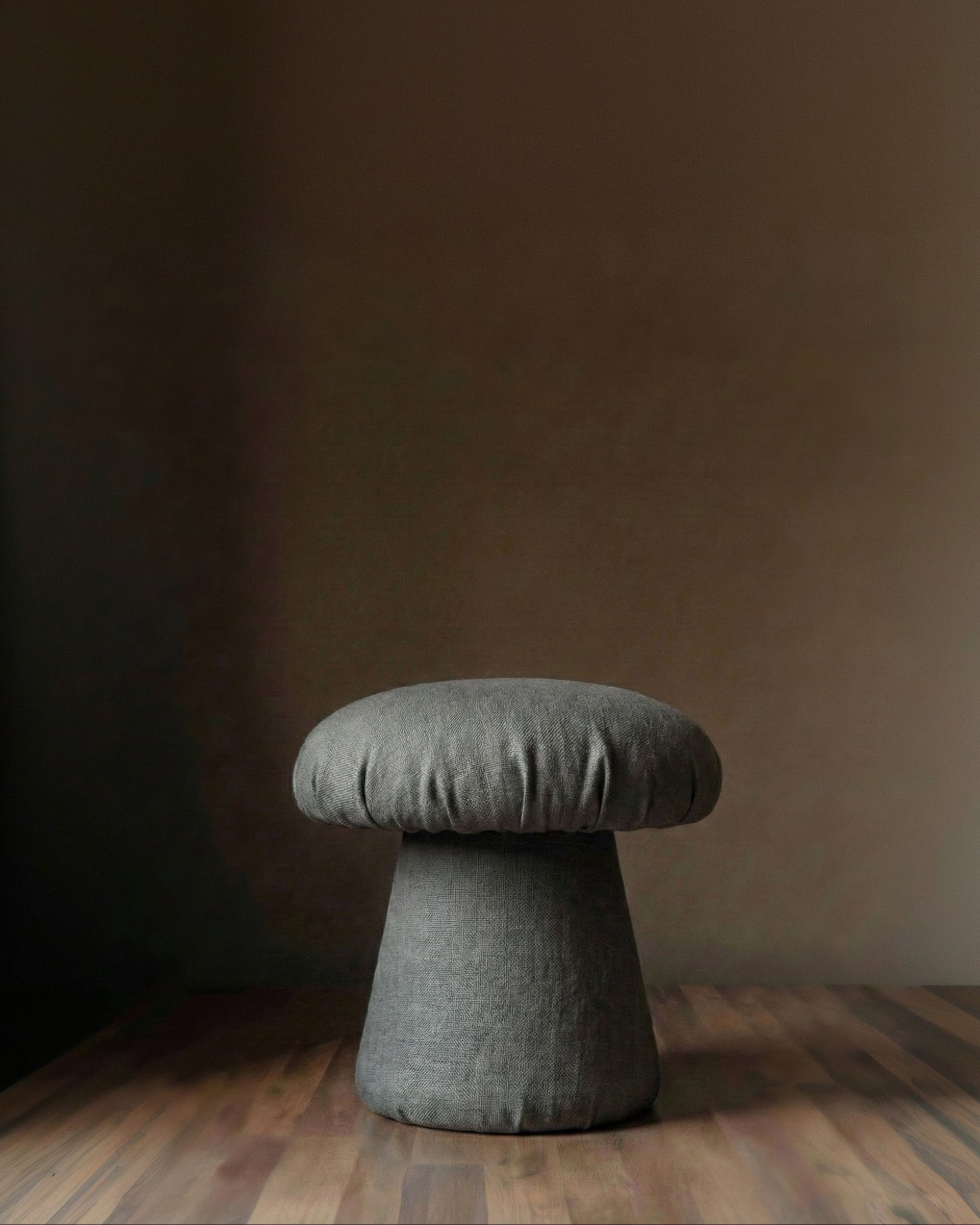 Lucia Linen Mushroom Stool