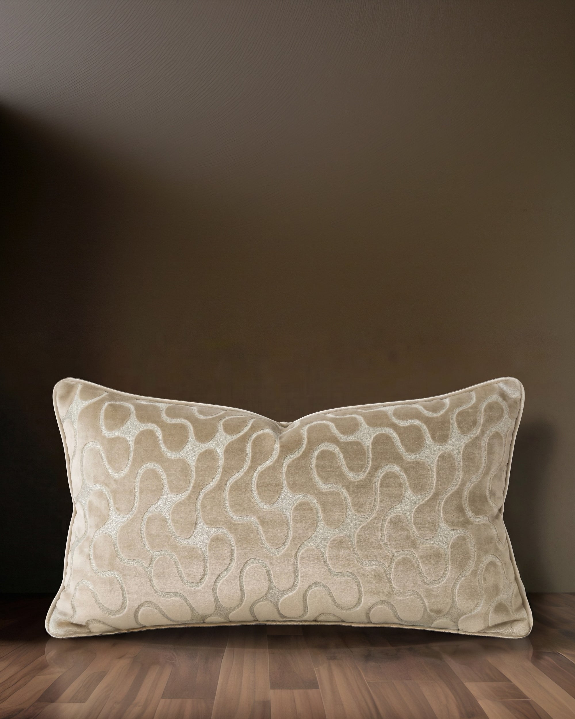 Aura Swirl Velvet Pillow