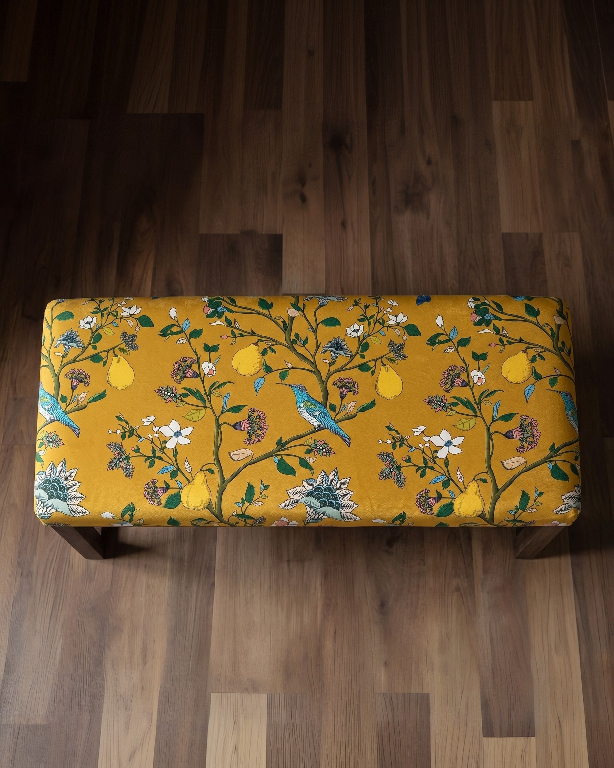 The Queen's Greenhouse Velvet Upholstered Bench