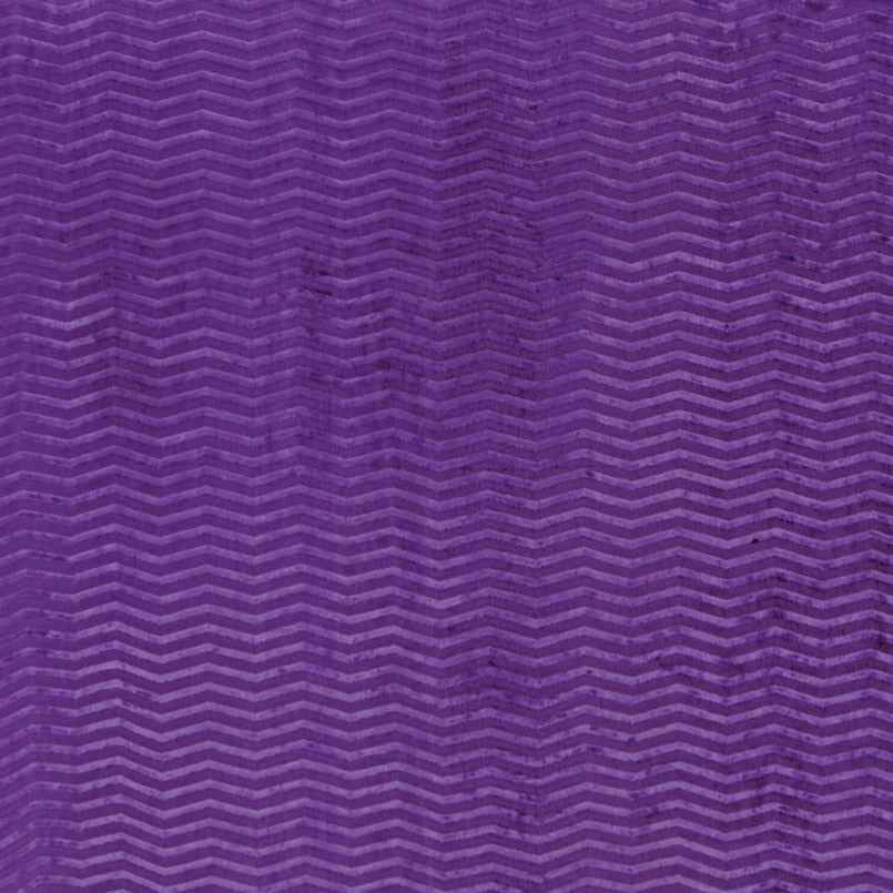 Fabric By The Yard - Chevron Velvet Purple