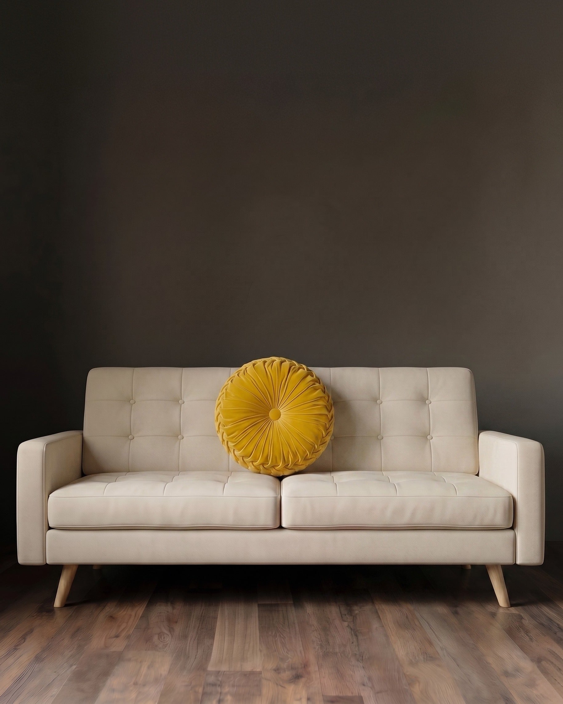 Maison Hand-Crafted Velvet Tufted Pillow
