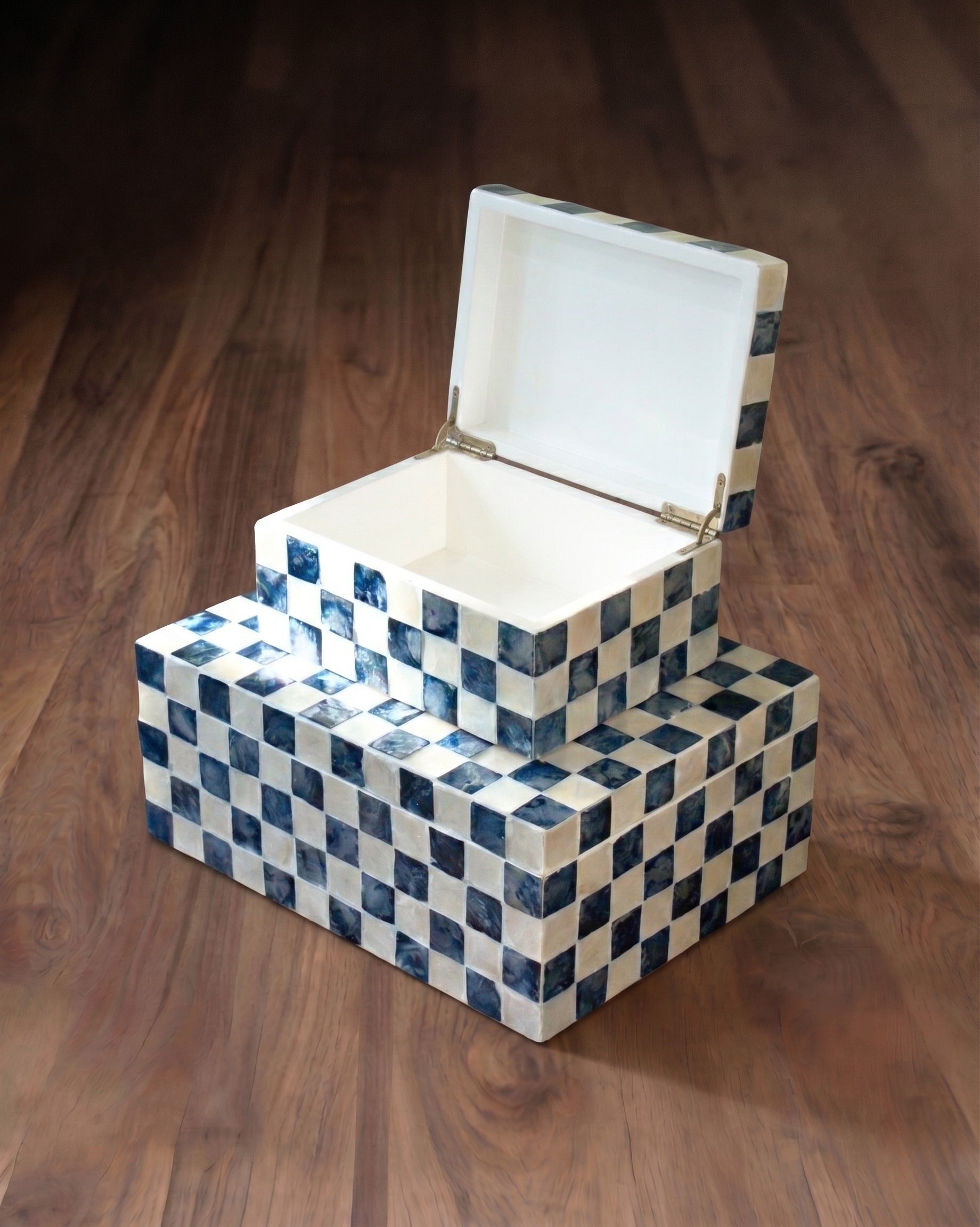 The Azure Marquetry Jewel &amp; Keepsake Box Set